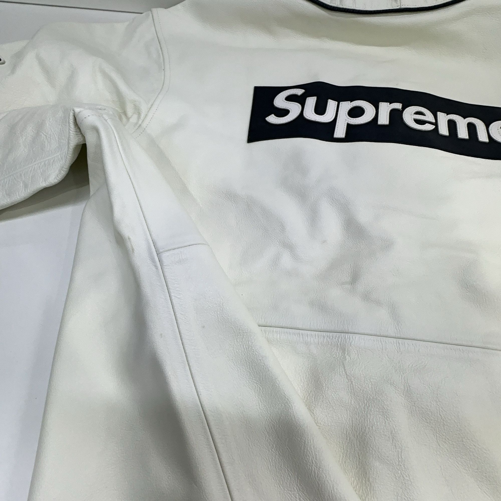 Supreme Supreme x Nike Leather Baseball Jersey Size M Size US M / EU 48-50 / 2 - 15 Thumbnail