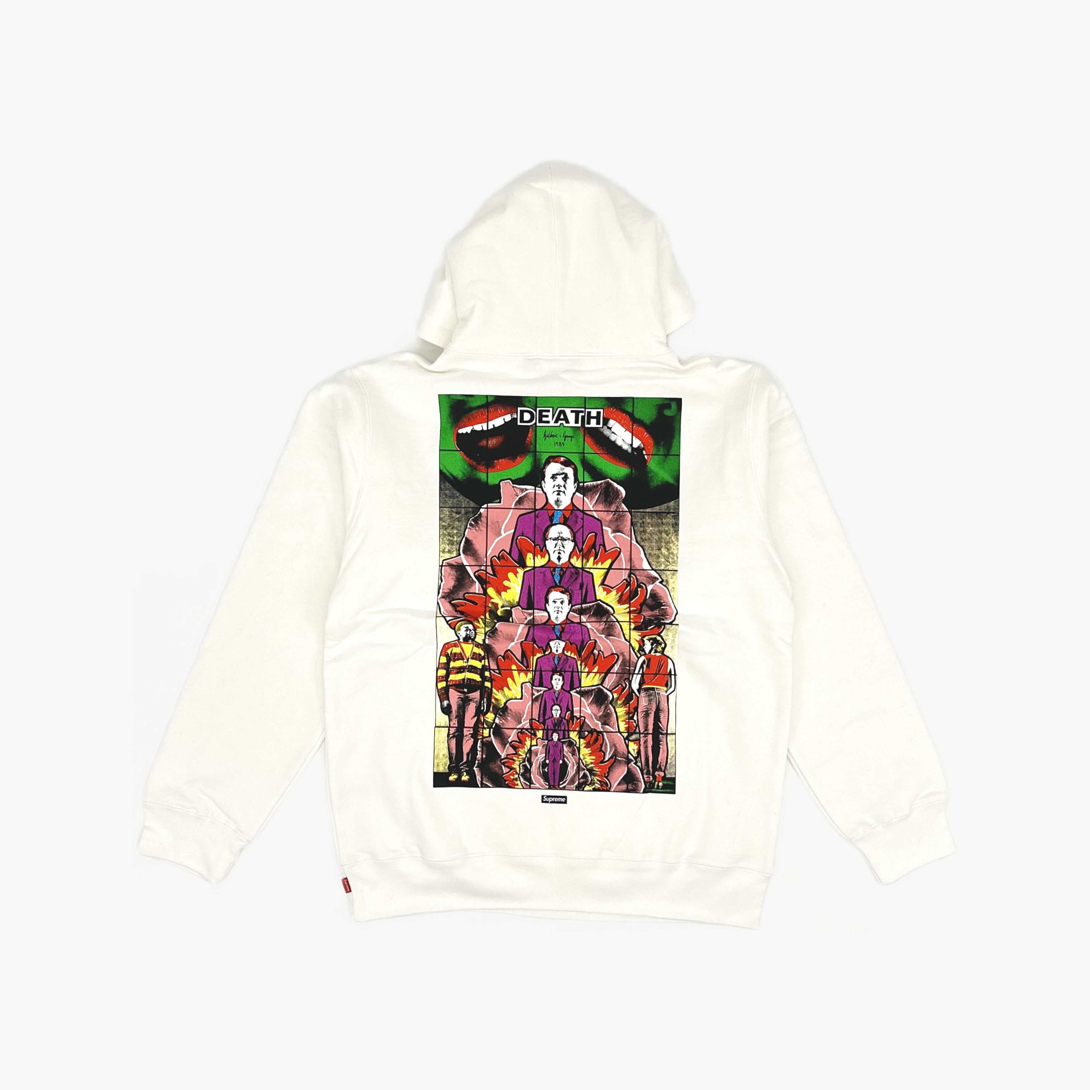 Supreme Supreme x Gilbert & George Death Hoodie Size L Size US L / EU 52-54 / 3 - 2 Thumbnail