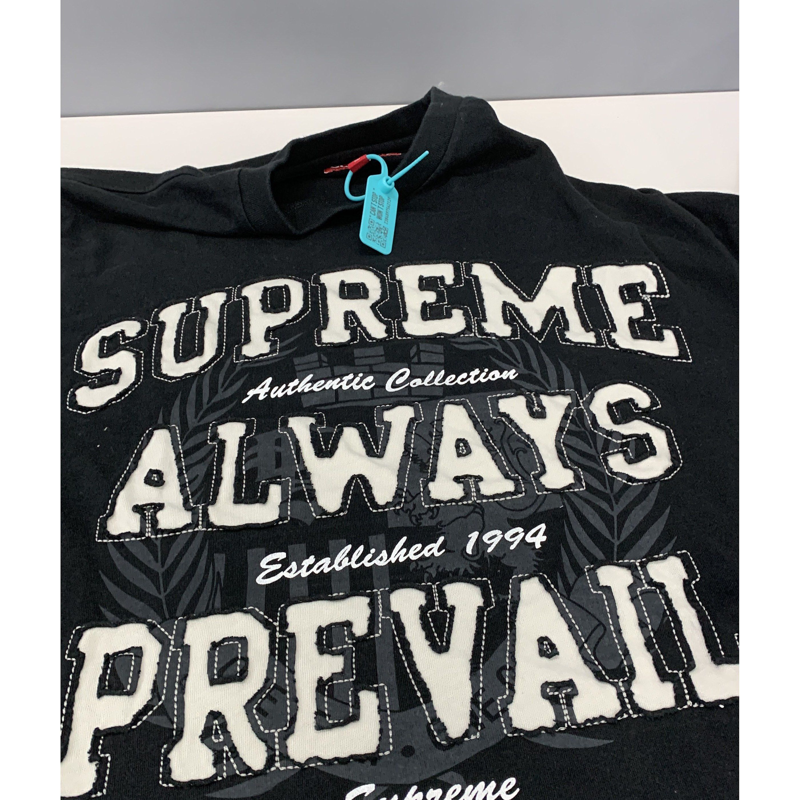 Supreme Supreme Always Prevail Graphic T-Shirt Size L Size US L / EU 52-54 / 3 - 4 Thumbnail