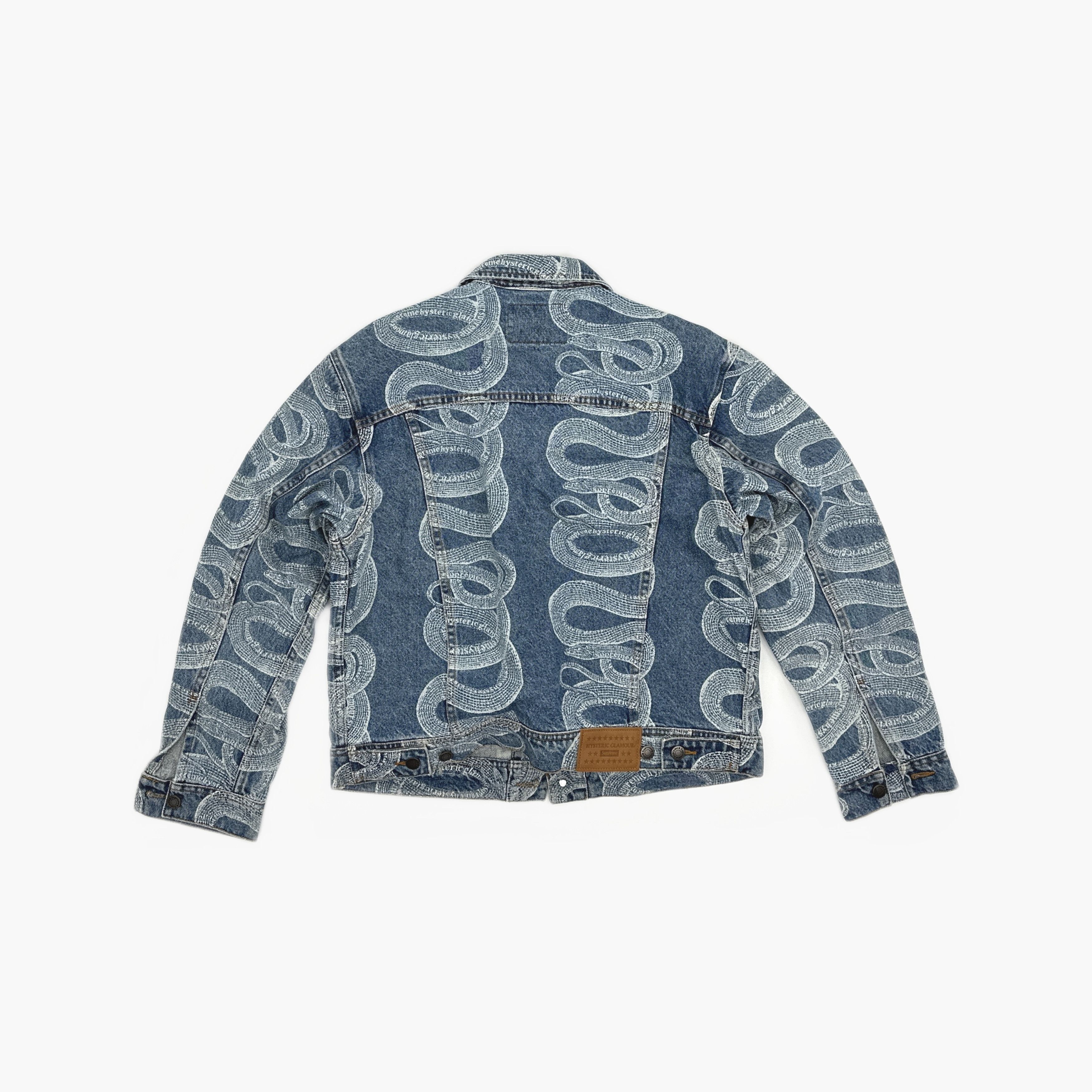 Supreme Supreme x Hysteric Glamour Snake Denim Jacket Size S Size US S / EU 44-46 / 1 - 2 Thumbnail