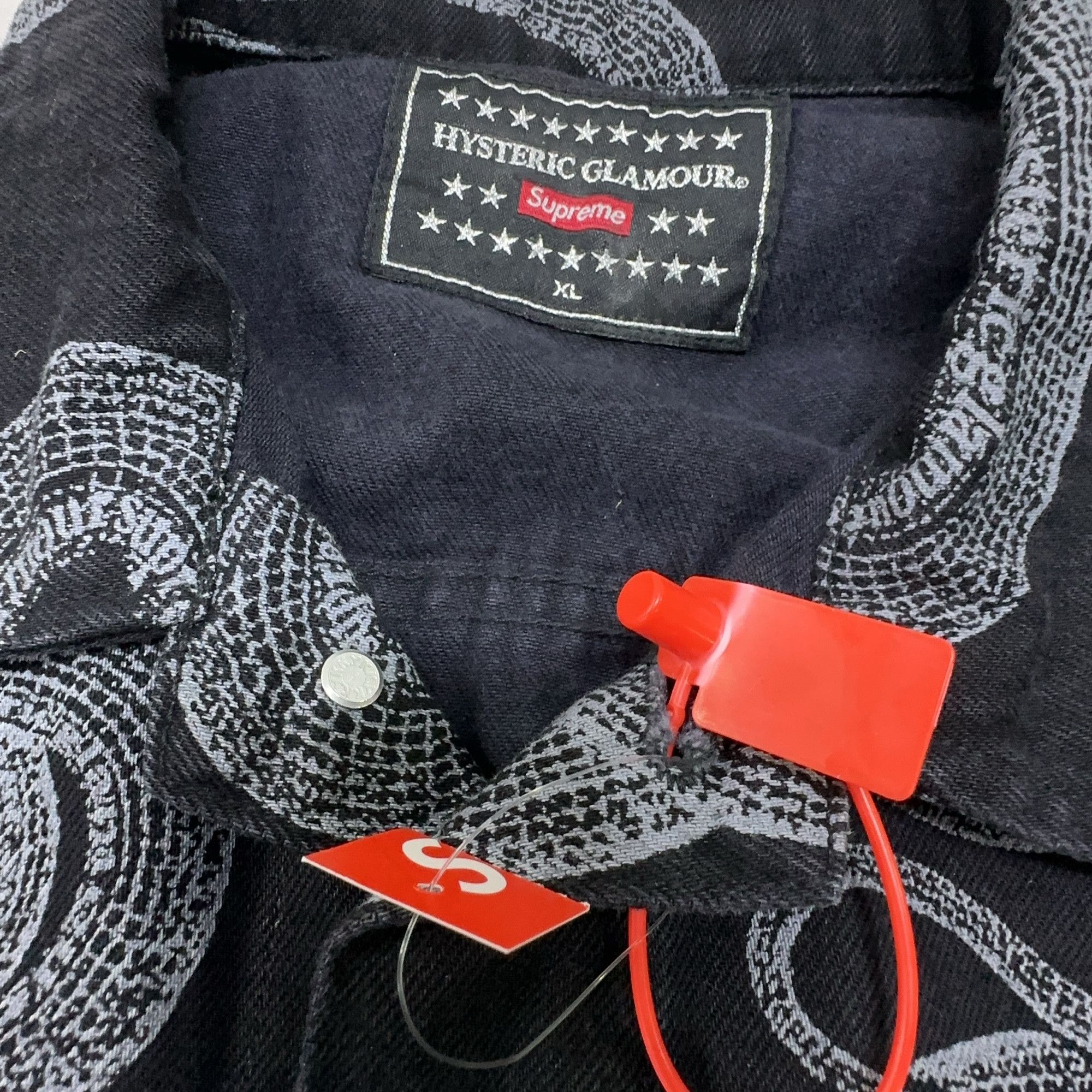 Supreme Supreme x Hysteric Glamour Snake Denim Jacket XL Size US XL / EU 56 / 4 - 4 Thumbnail