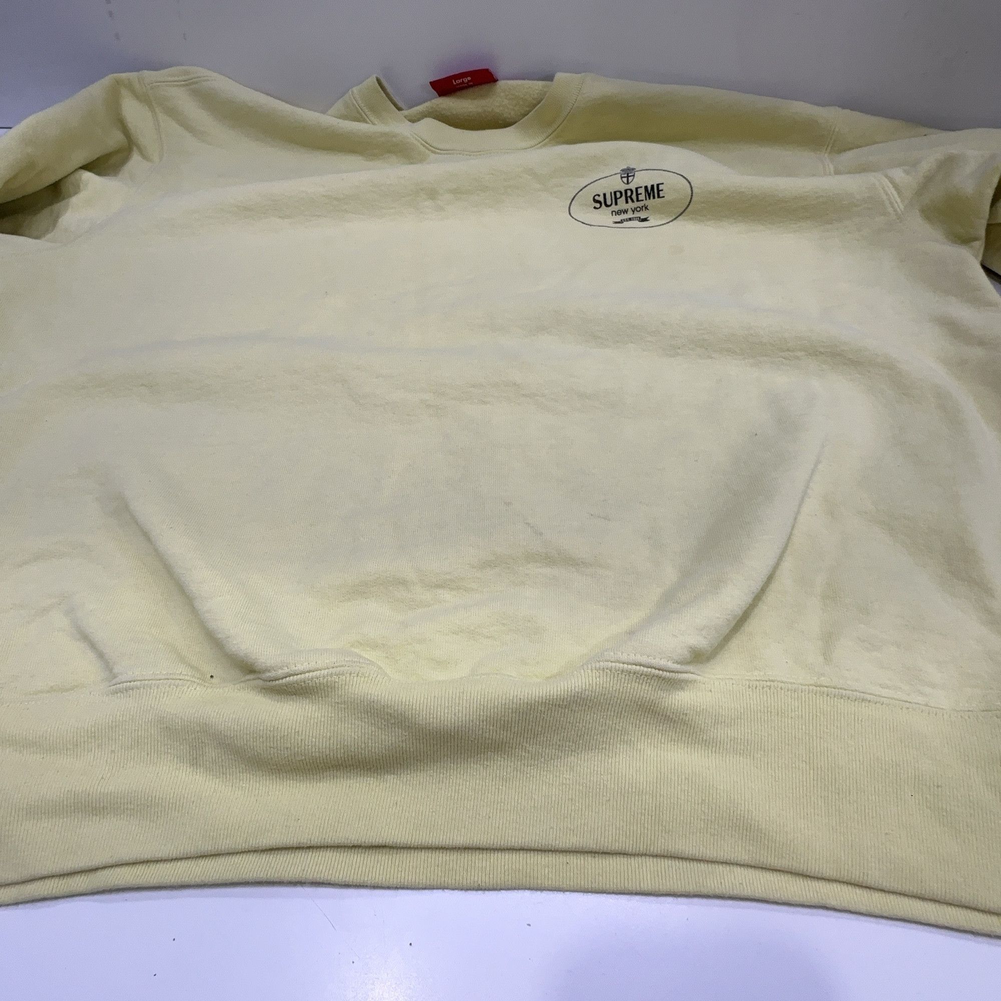Supreme Supreme Logo Sweatshirt Size L Size US L / EU 52-54 / 3 - 8 Thumbnail