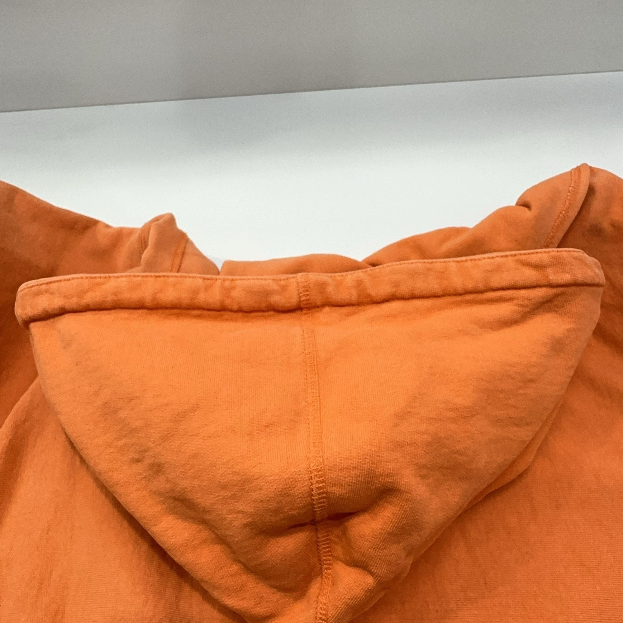 Supreme Supreme Orange Embroidered Logo Hoodie Size XL Size US XL / EU 56 / 4 - 7 Thumbnail