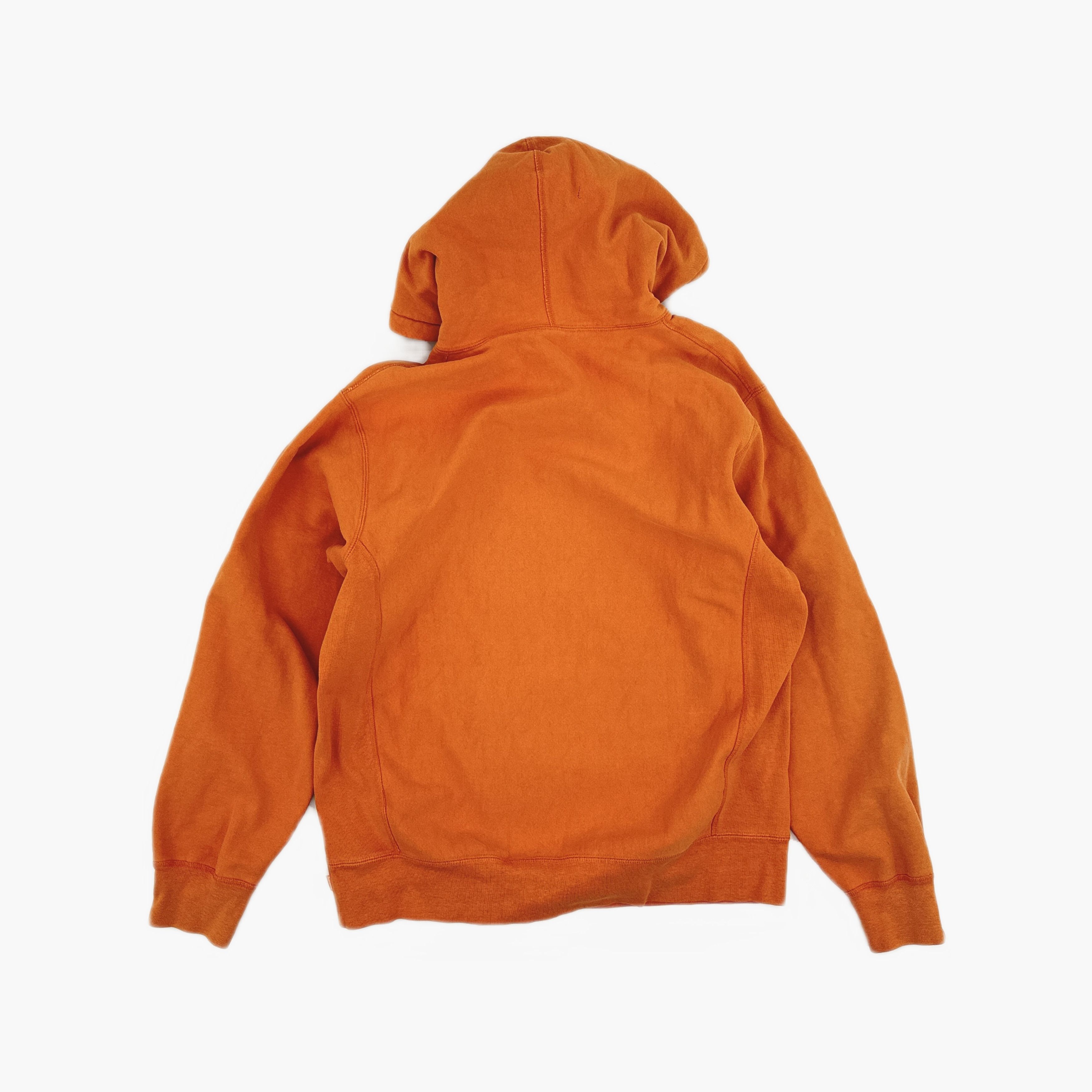 Supreme Supreme Orange Embroidered Logo Hoodie Size XL Size US XL / EU 56 / 4 - 2 Thumbnail