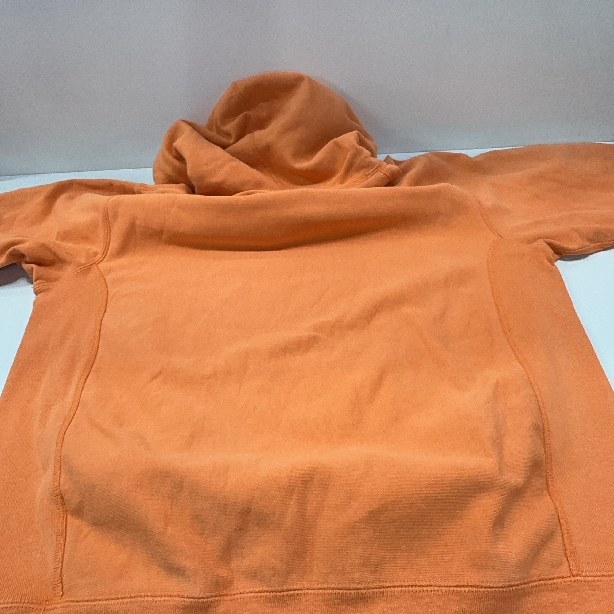 Supreme Supreme Orange Embroidered Logo Hoodie Size XL Size US XL / EU 56 / 4 - 16 Thumbnail