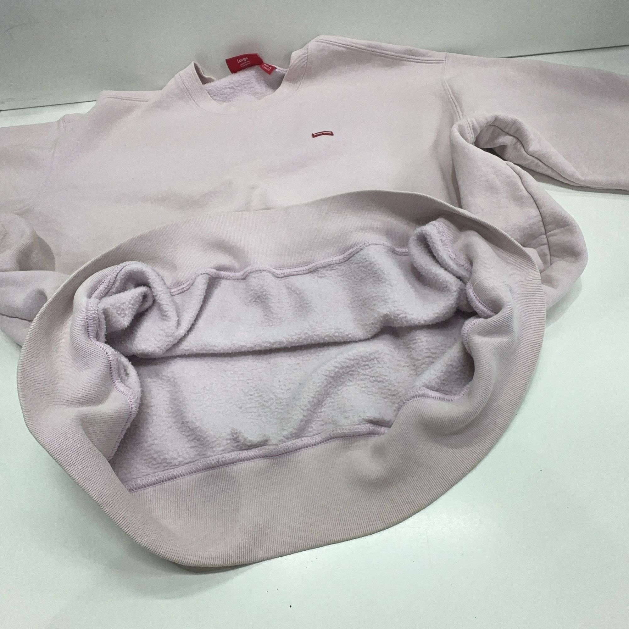 Supreme Supreme Small Box Logo Crewneck Size L Size US L / EU 52-54 / 3 - 11 Thumbnail