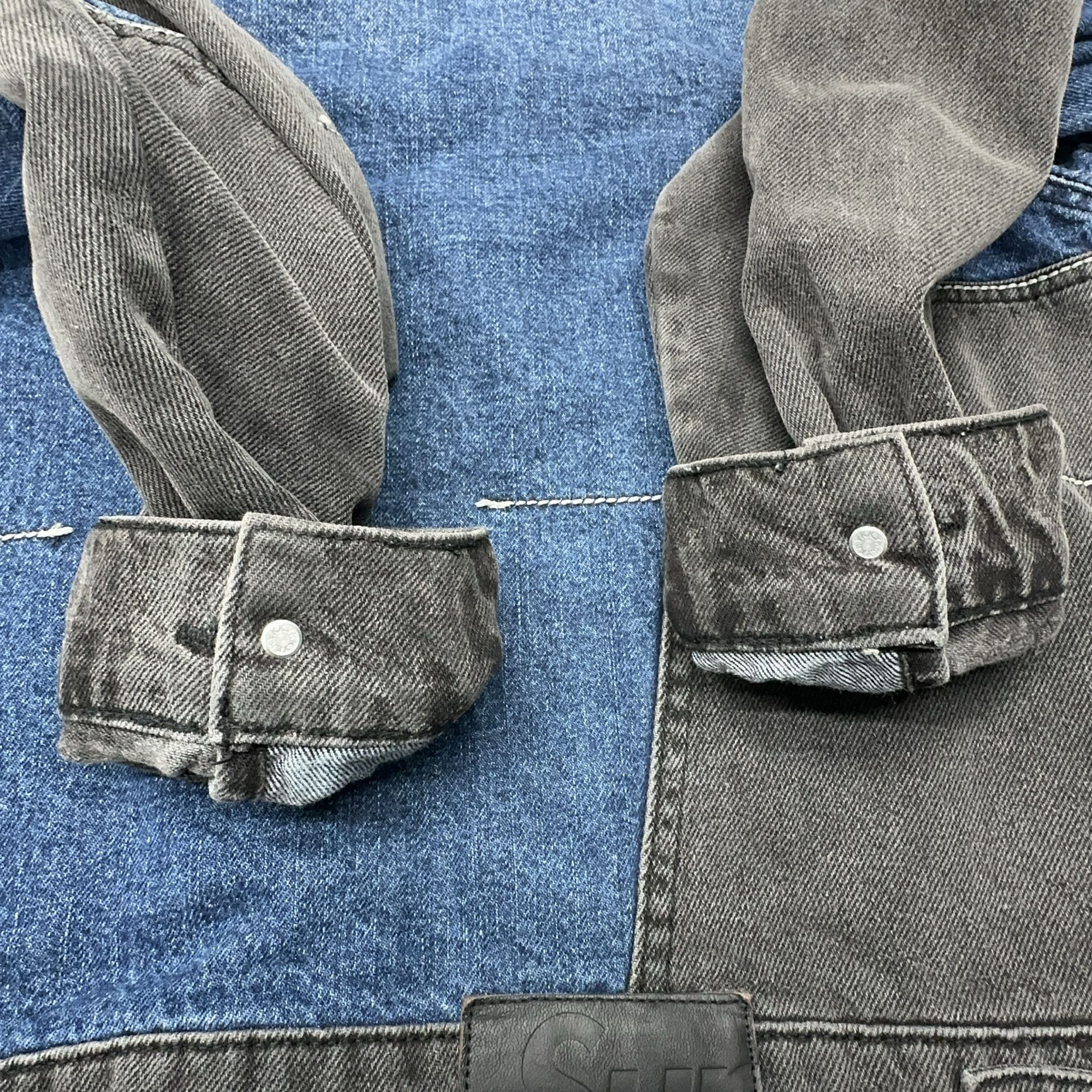 Supreme Supreme Contrast Panel Denim Jacket Size M Size US M / EU 48-50 / 2 - 7 Thumbnail
