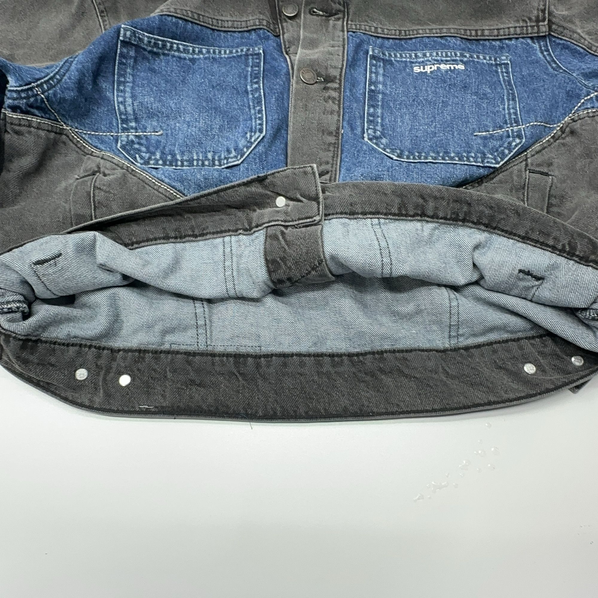 Supreme Supreme Contrast Panel Denim Jacket Size M Size US M / EU 48-50 / 2 - 6 Thumbnail