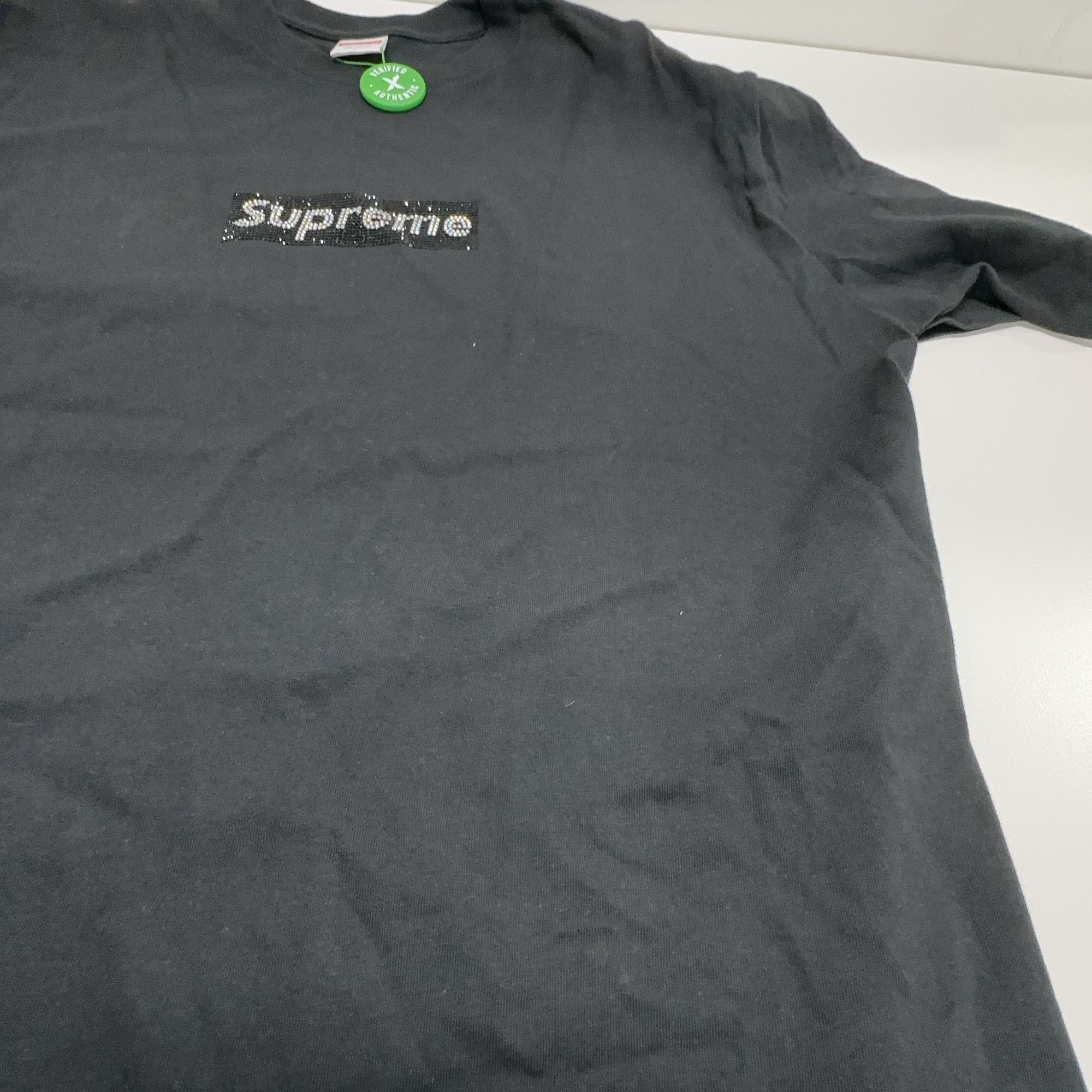 Supreme Supreme x Swarovski Box Logo T-Shirt Size L Size US L / EU 52-54 / 3 - 5 Thumbnail