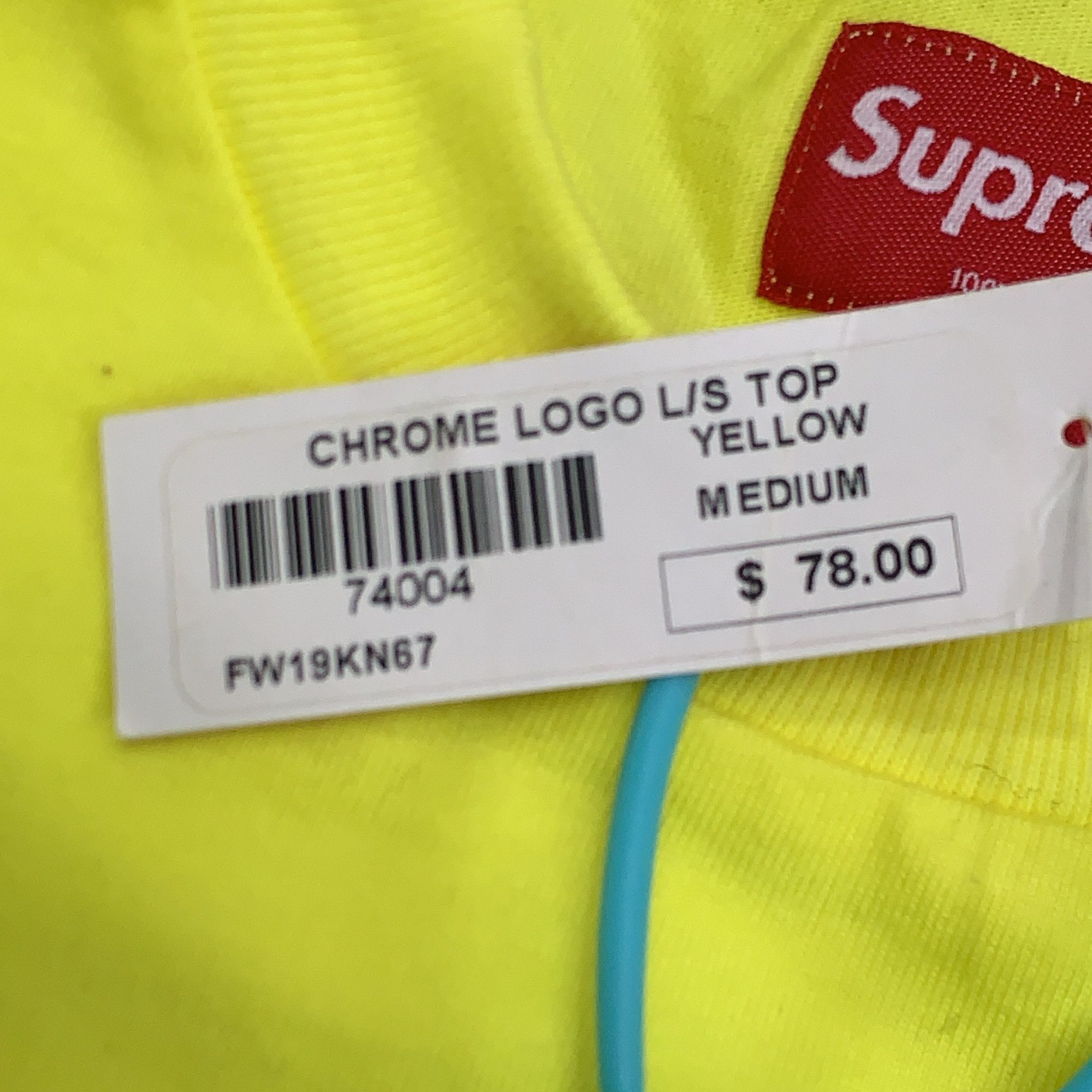 Supreme Supreme Chrome Logo Long Sleeve T-Shirt Size M Size US M / EU 48-50 / 2 - 5 Thumbnail