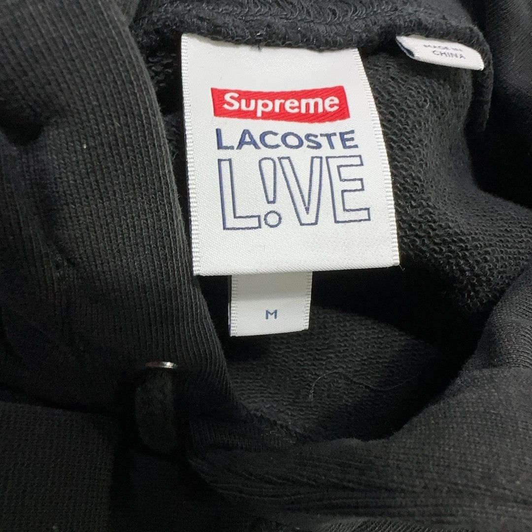 Supreme Supreme x Lacoste Logo Panel Hoodie Size M Size US M / EU 48-50 / 2 - 4 Thumbnail