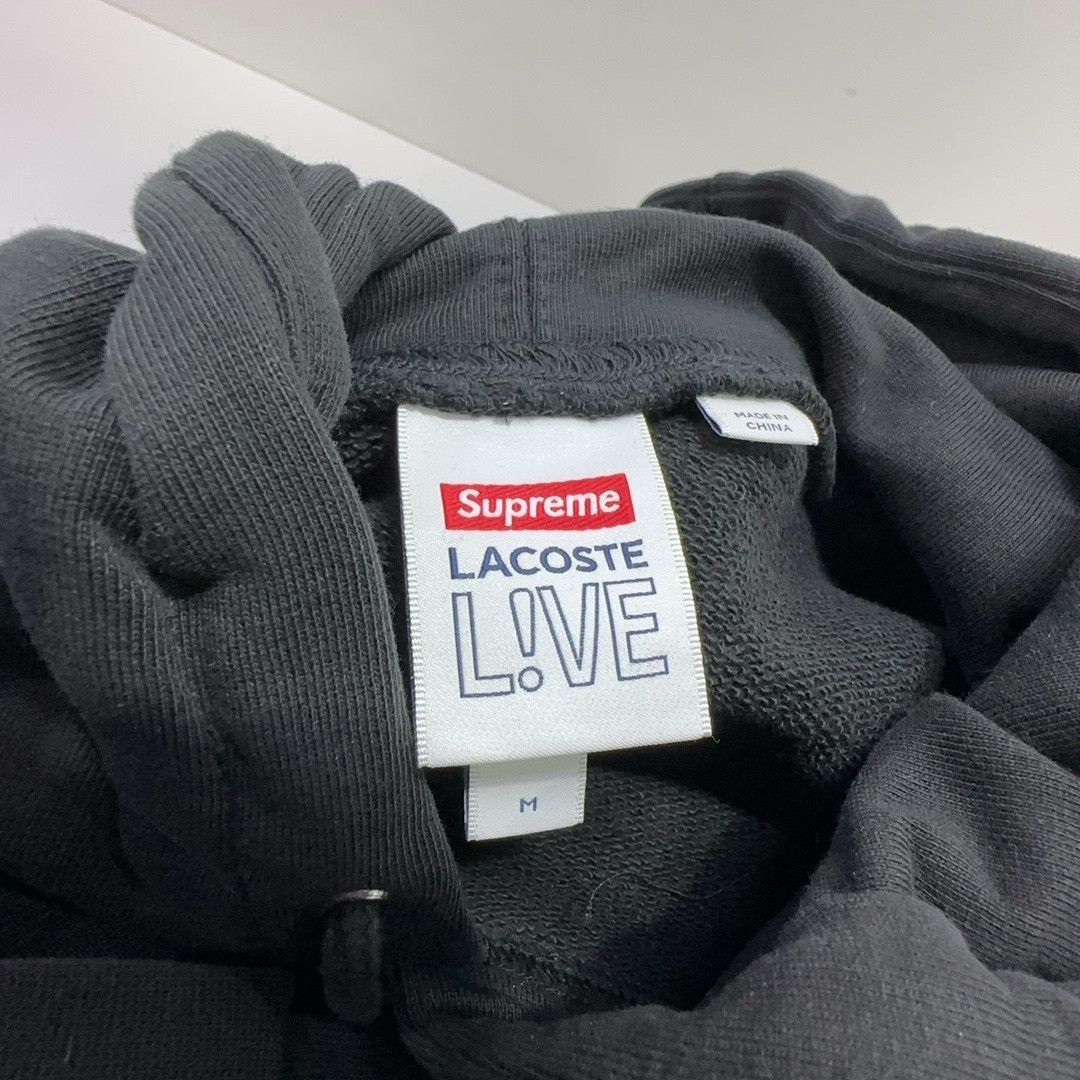 Supreme Supreme x Lacoste Logo Panel Hoodie Size M Size US M / EU 48-50 / 2 - 3 Thumbnail