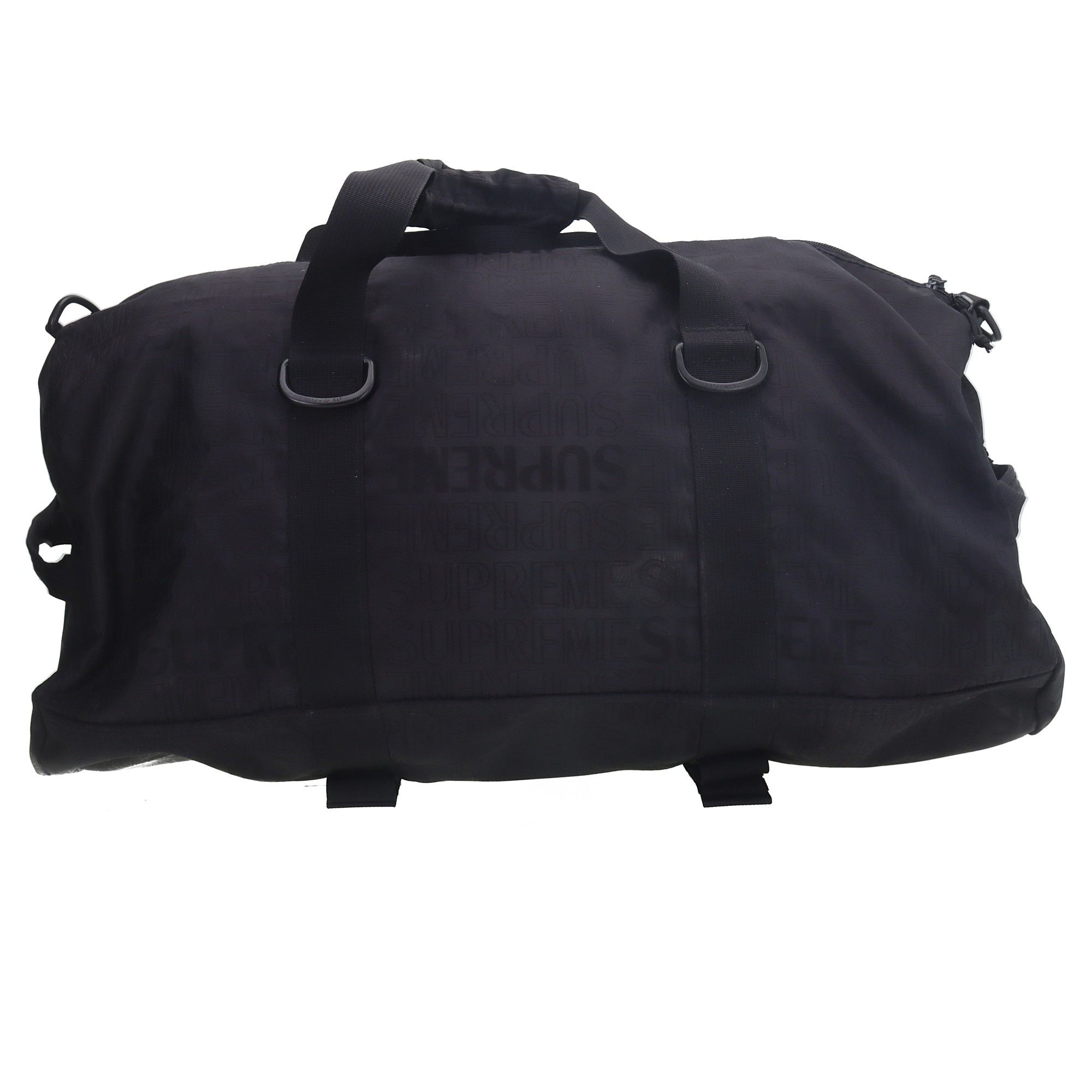 Supreme Supreme SS19 Logo Duffle Bag Black Size ONE SIZE - 2 Thumbnail