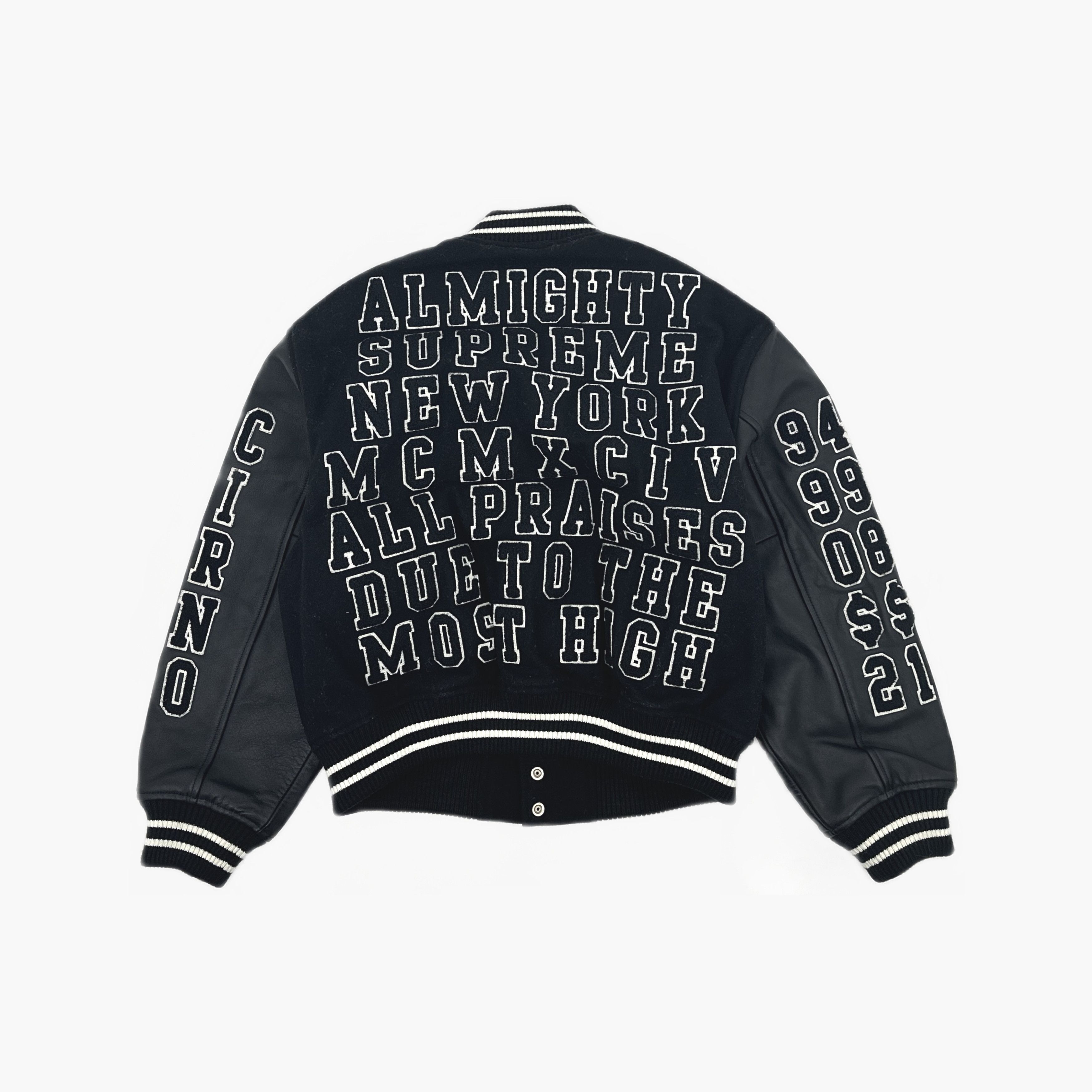 Supreme Supreme Praises Varsity Jacket Size M Size US M / EU 48-50 / 2 - 2 Thumbnail