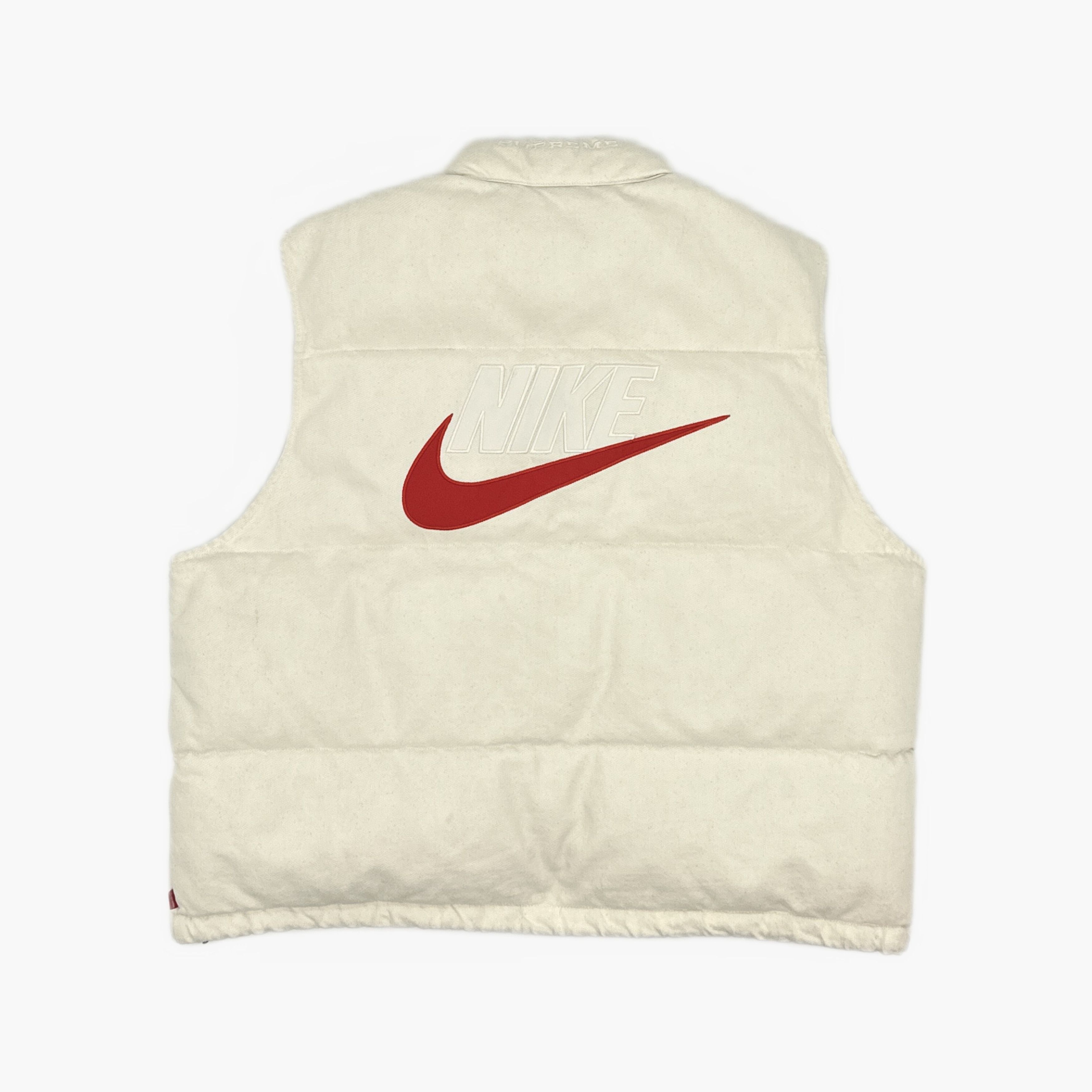 Supreme Supreme x Nike Denim Puffer Vest XL Size US XL / EU 56 / 4 - 2 Thumbnail