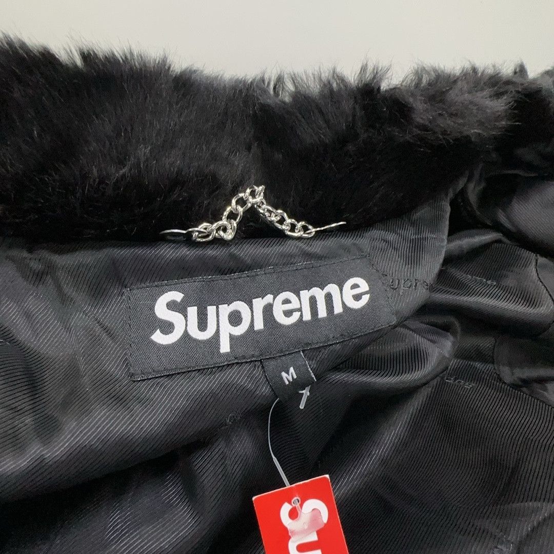 Supreme Supreme Faux Fur Varsity Jacket Size M Size US M / EU 48-50 / 2 - 9 Thumbnail
