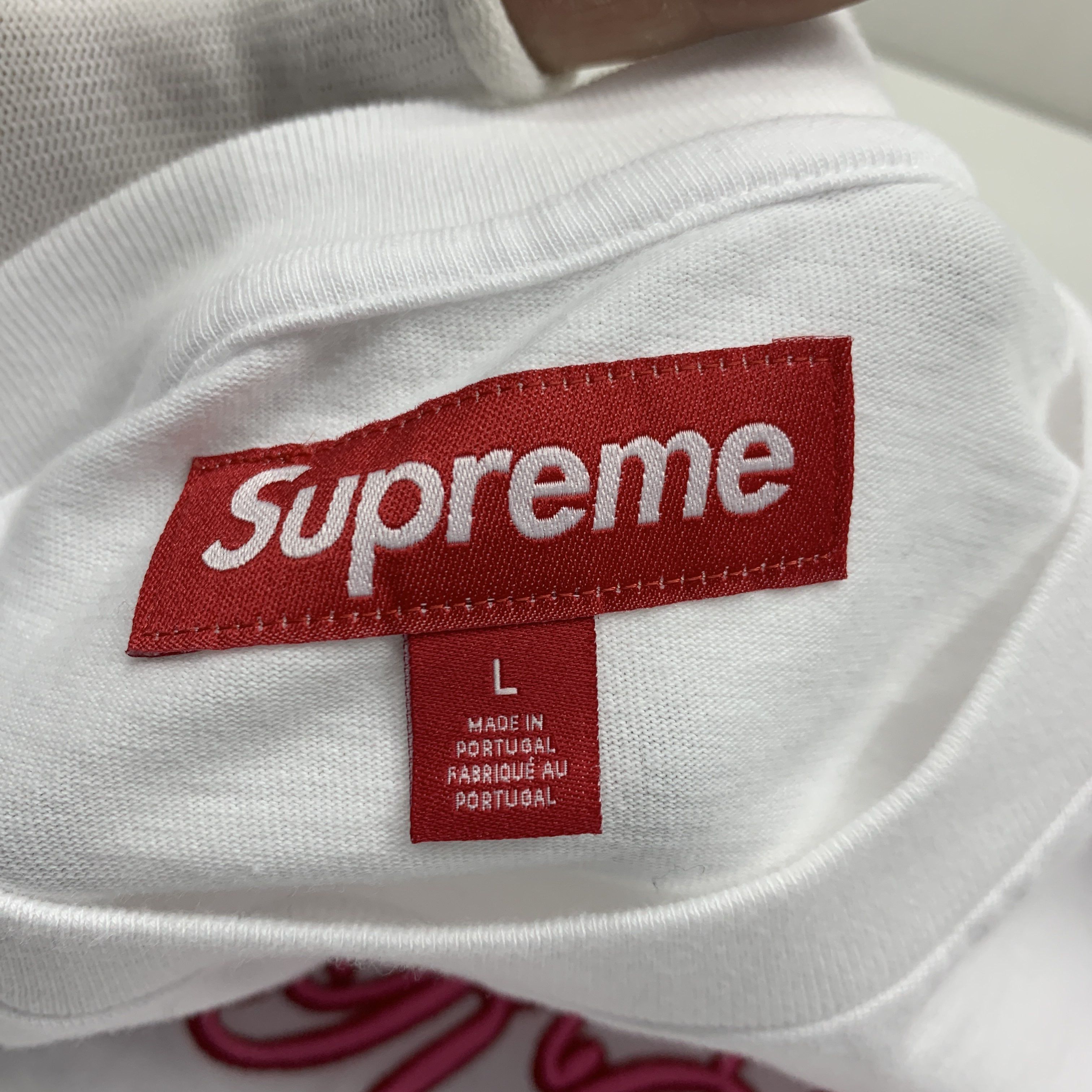 Supreme Supreme Raised Script S/S Top Size L Size US L / EU 52-54 / 3 - 4 Thumbnail
