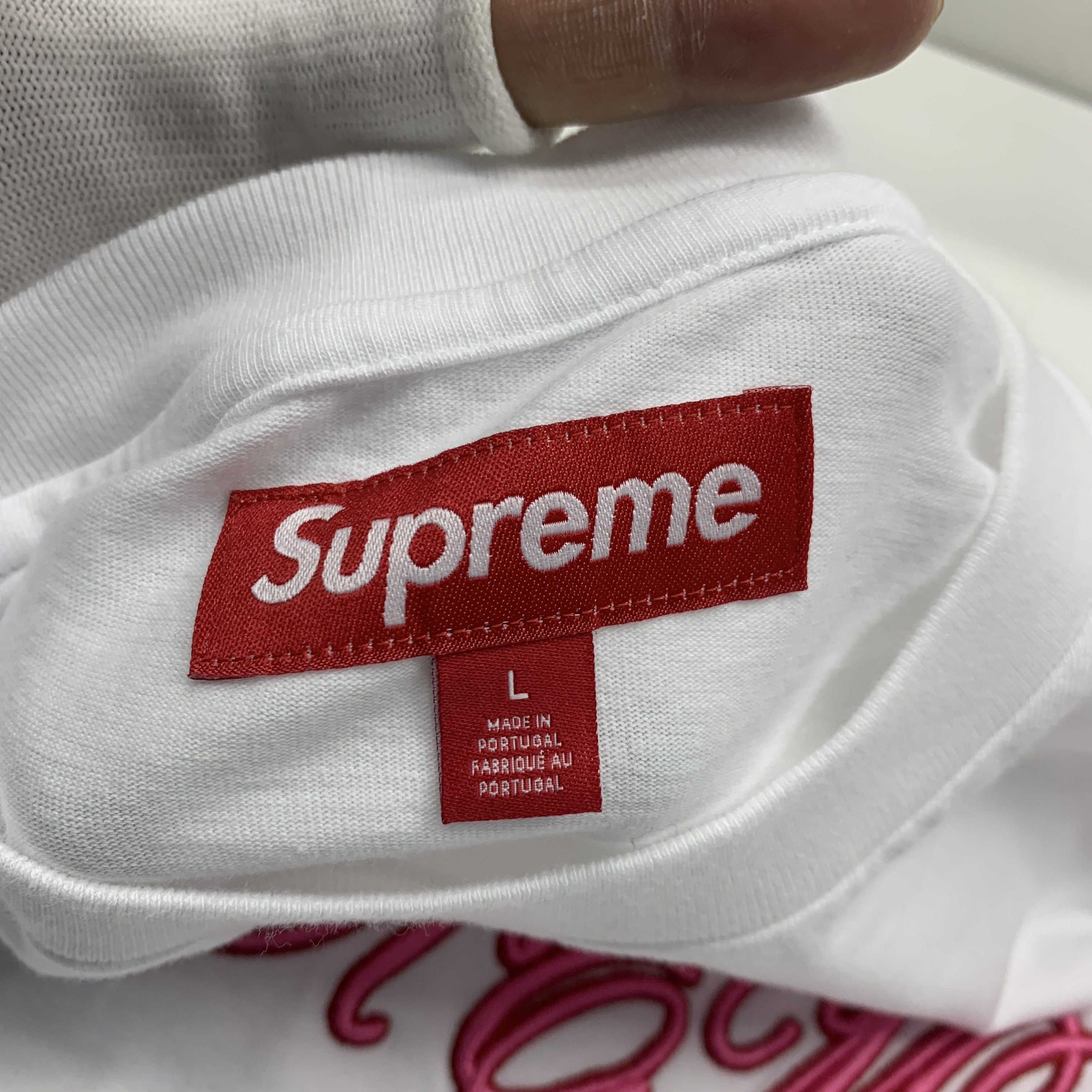 Supreme Supreme Raised Script S/S Top Size L Size US L / EU 52-54 / 3 - 3 Thumbnail