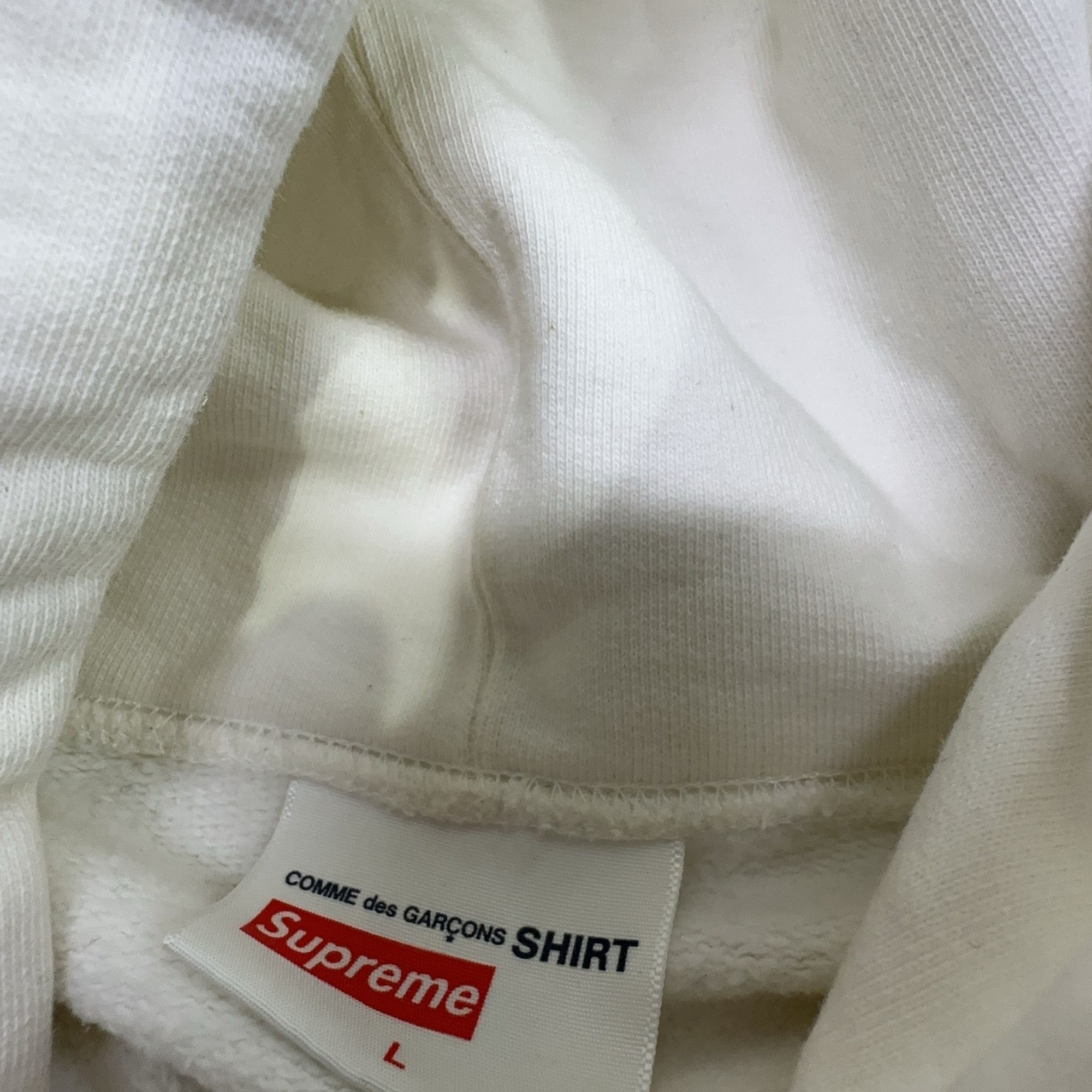 Supreme Supreme x Comme des Garçons Split Box Logo Hoodie L Size US L / EU 52-54 / 3 - 4 Thumbnail