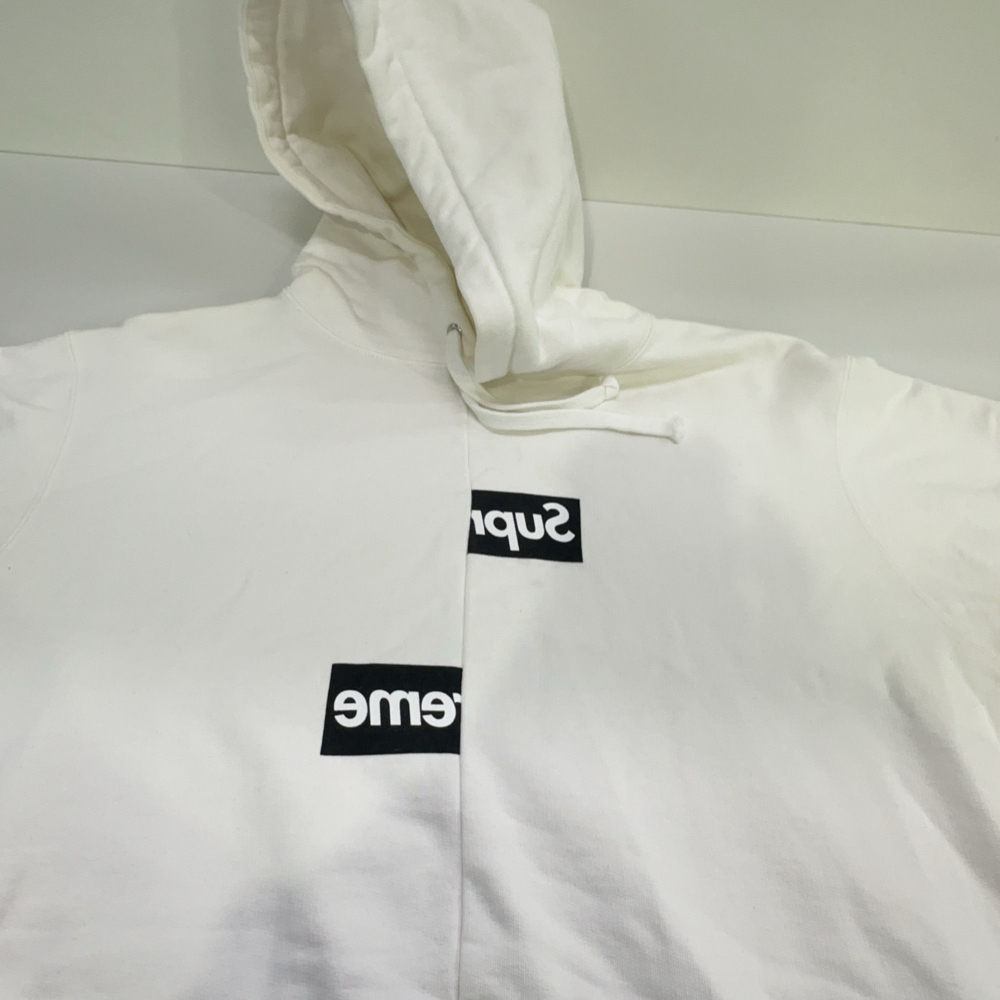Supreme Supreme x Comme des Garçons Split Box Logo Hoodie L Size US L / EU 52-54 / 3 - 11 Thumbnail