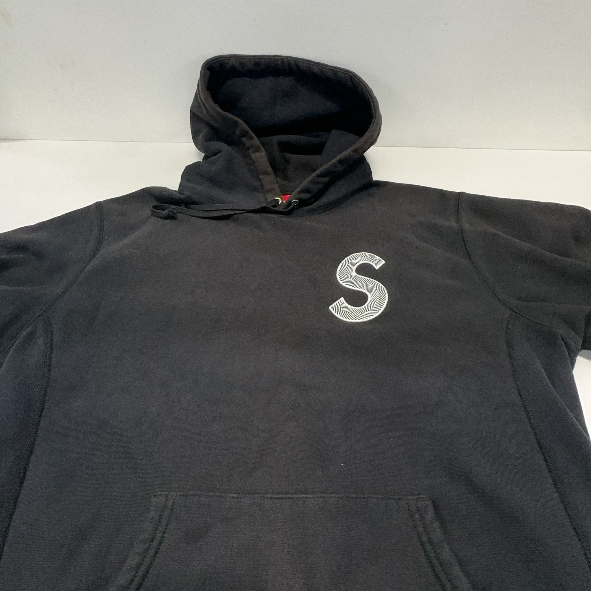 Supreme Supreme S Logo Hooded Sweatshirt Black Size XL Size US XL / EU 56 / 4 - 5 Thumbnail