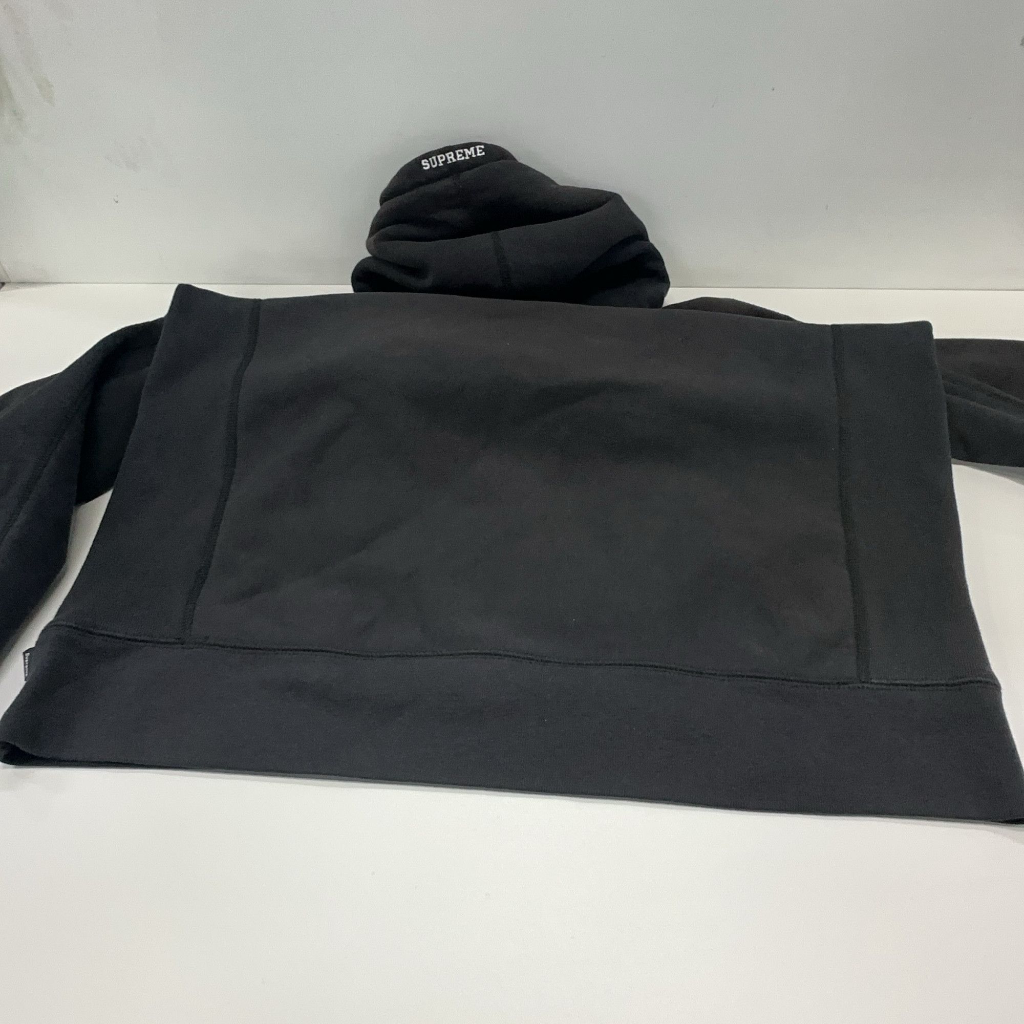 Supreme Supreme S Logo Hooded Sweatshirt Black Size XL Size US XL / EU 56 / 4 - 12 Thumbnail