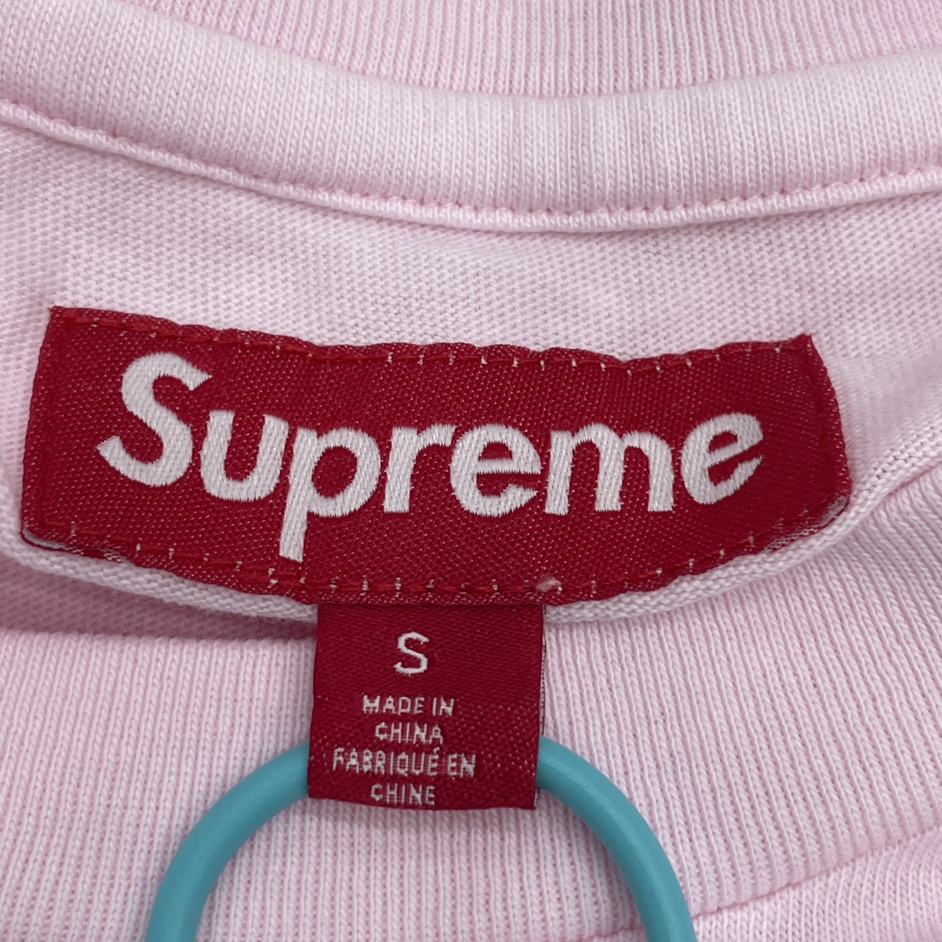 Supreme Supreme Stacked Logo Long Sleeve Top Pink Size S Size US S / EU 44-46 / 1 - 3 Thumbnail
