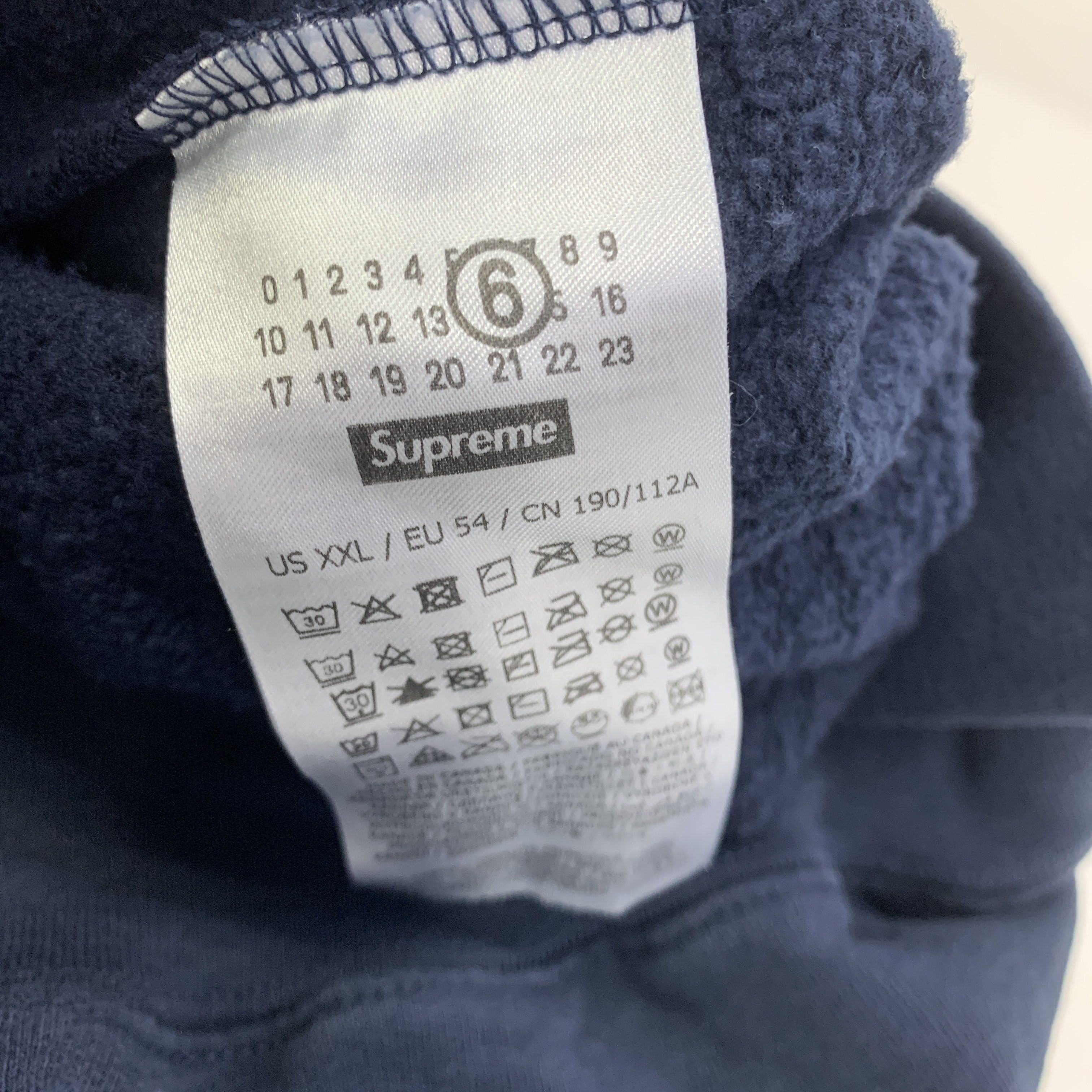 Supreme Supreme x MM6 Margiela Box Logo Hoodie Size XXL Size US XXL / EU 58 / 5 - 3 Thumbnail