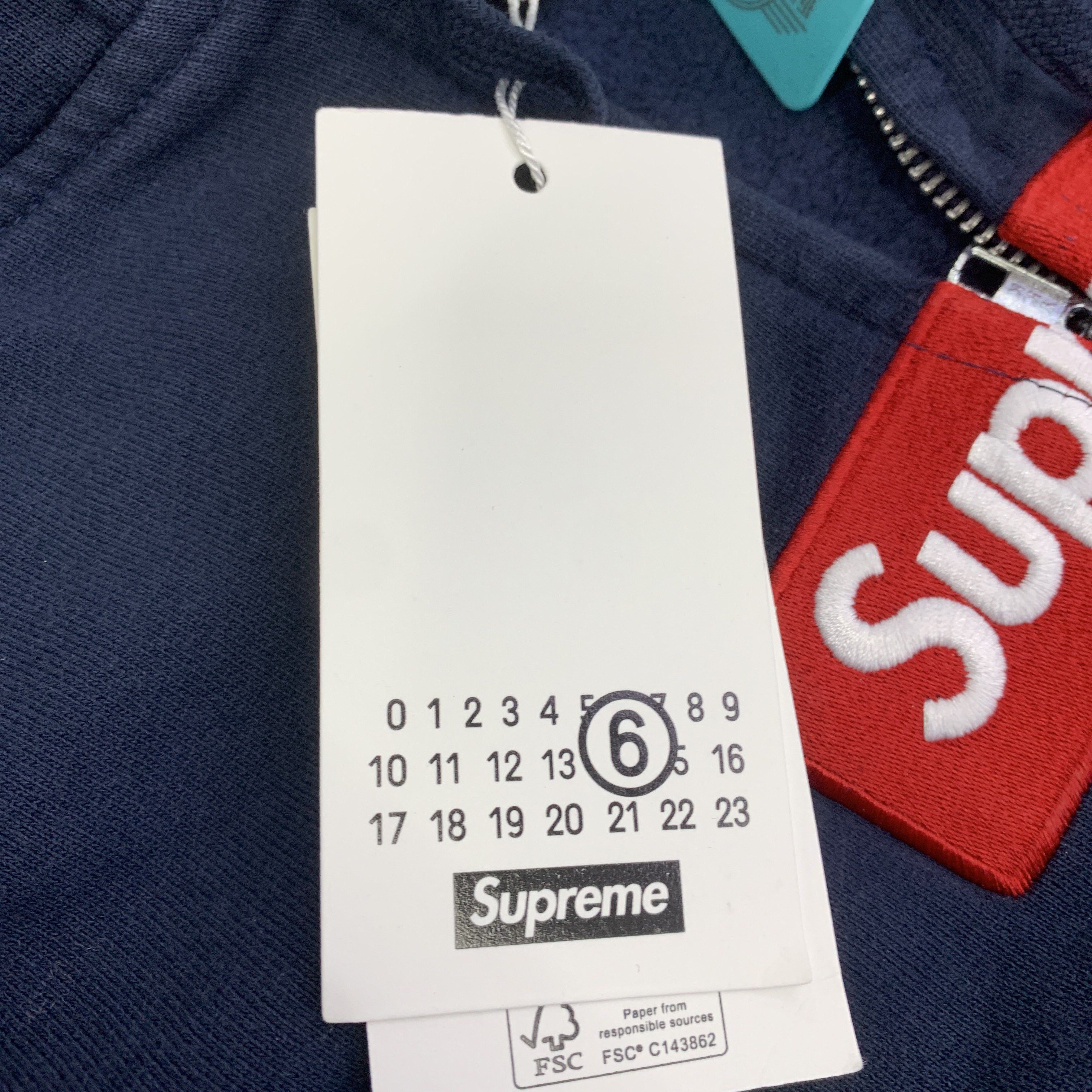 Supreme Supreme x MM6 Margiela Box Logo Hoodie Size XXL Size US XXL / EU 58 / 5 - 4 Thumbnail