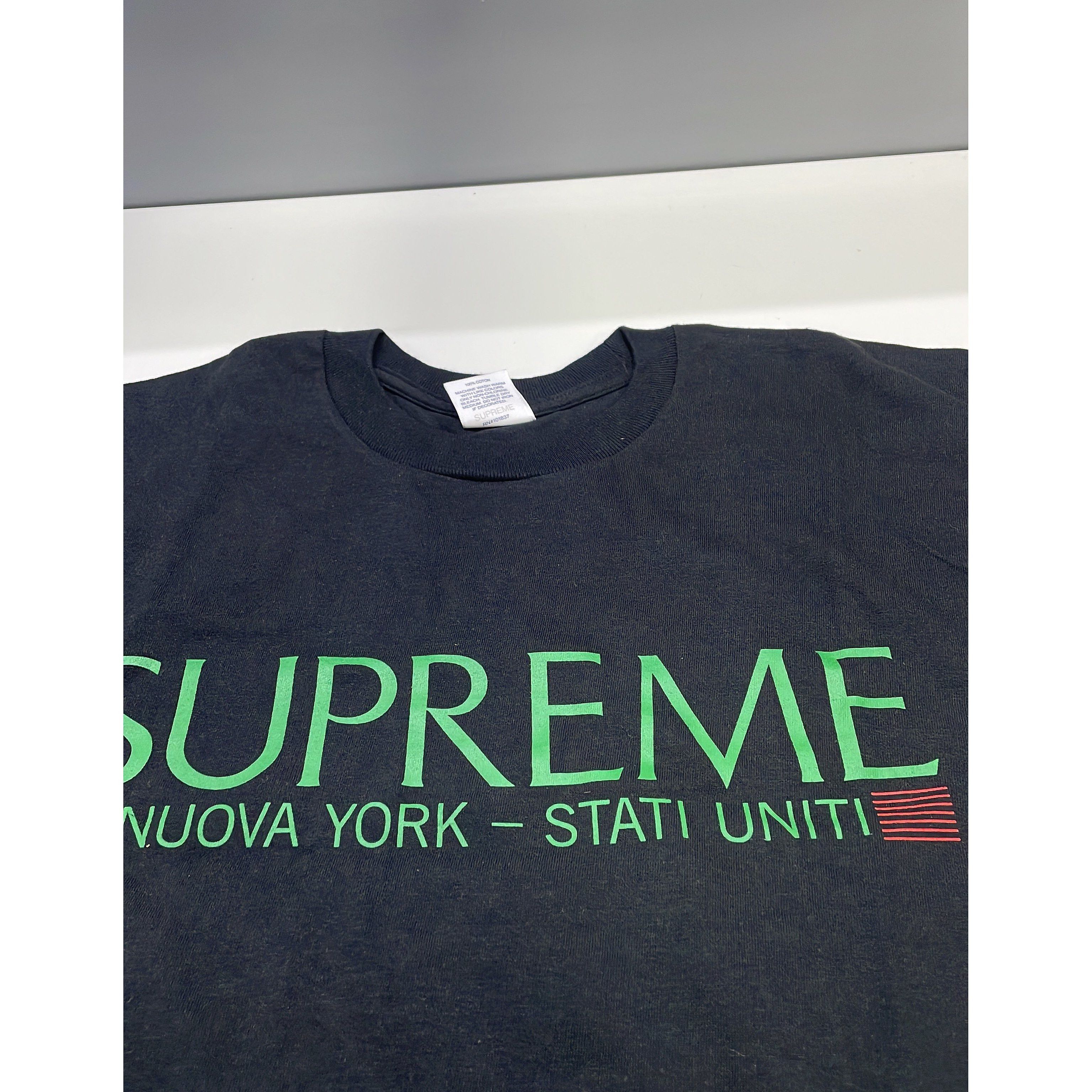 Supreme Supreme Nuova York Logo T-Shirt Size L Size US L / EU 52-54 / 3 - 5 Thumbnail