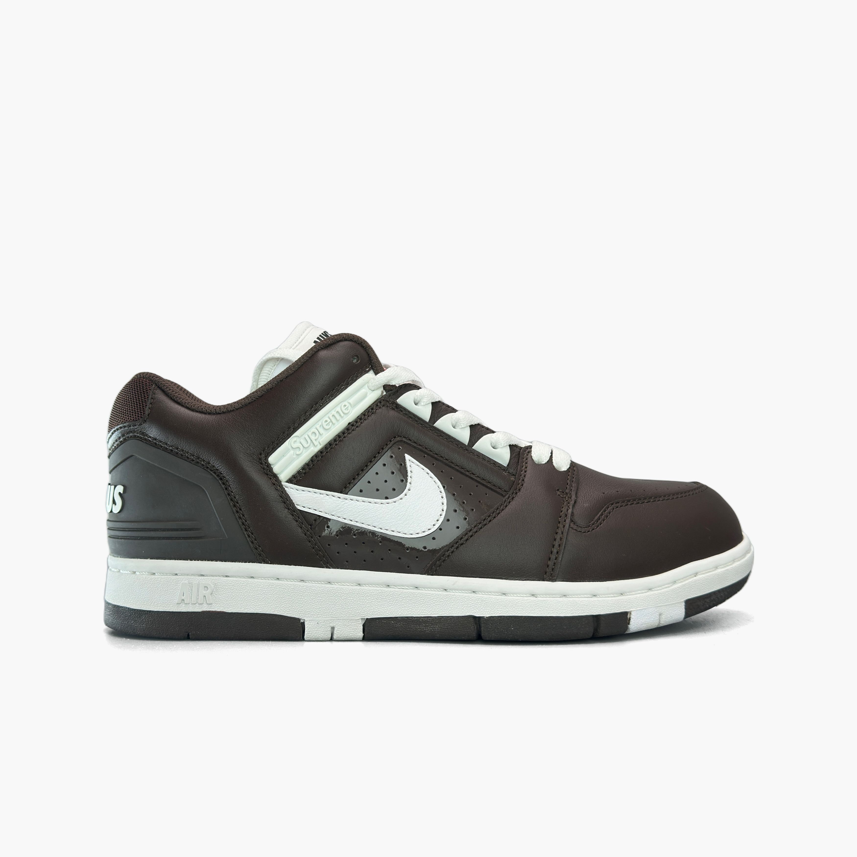 Nike Supreme x Nike SB Air Force 2 Low Brown Size 9 Size US 9 / EU 42 - 4 Thumbnail
