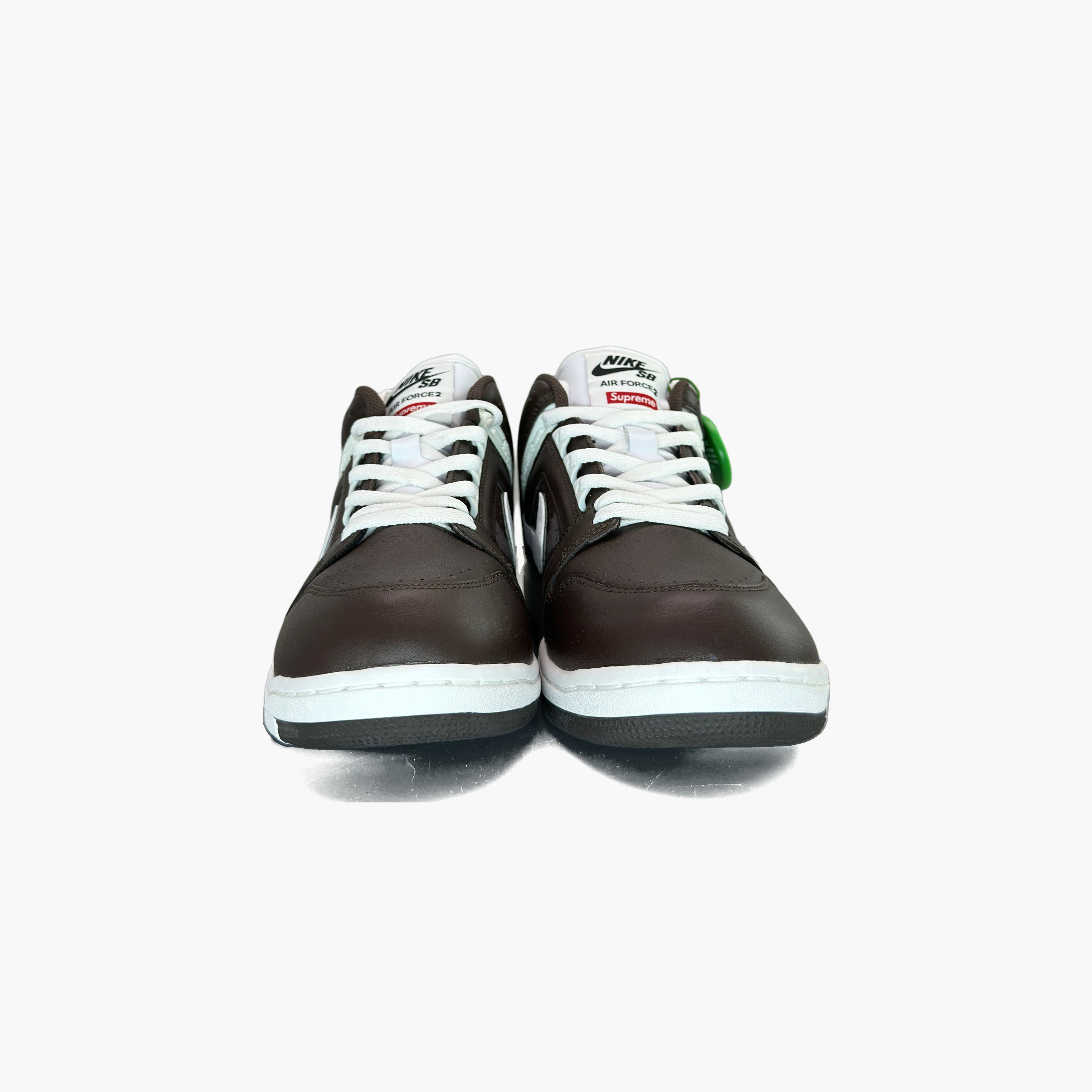 Nike Supreme x Nike SB Air Force 2 Low Brown Size 9 Size US 9 / EU 42 - 5 Thumbnail