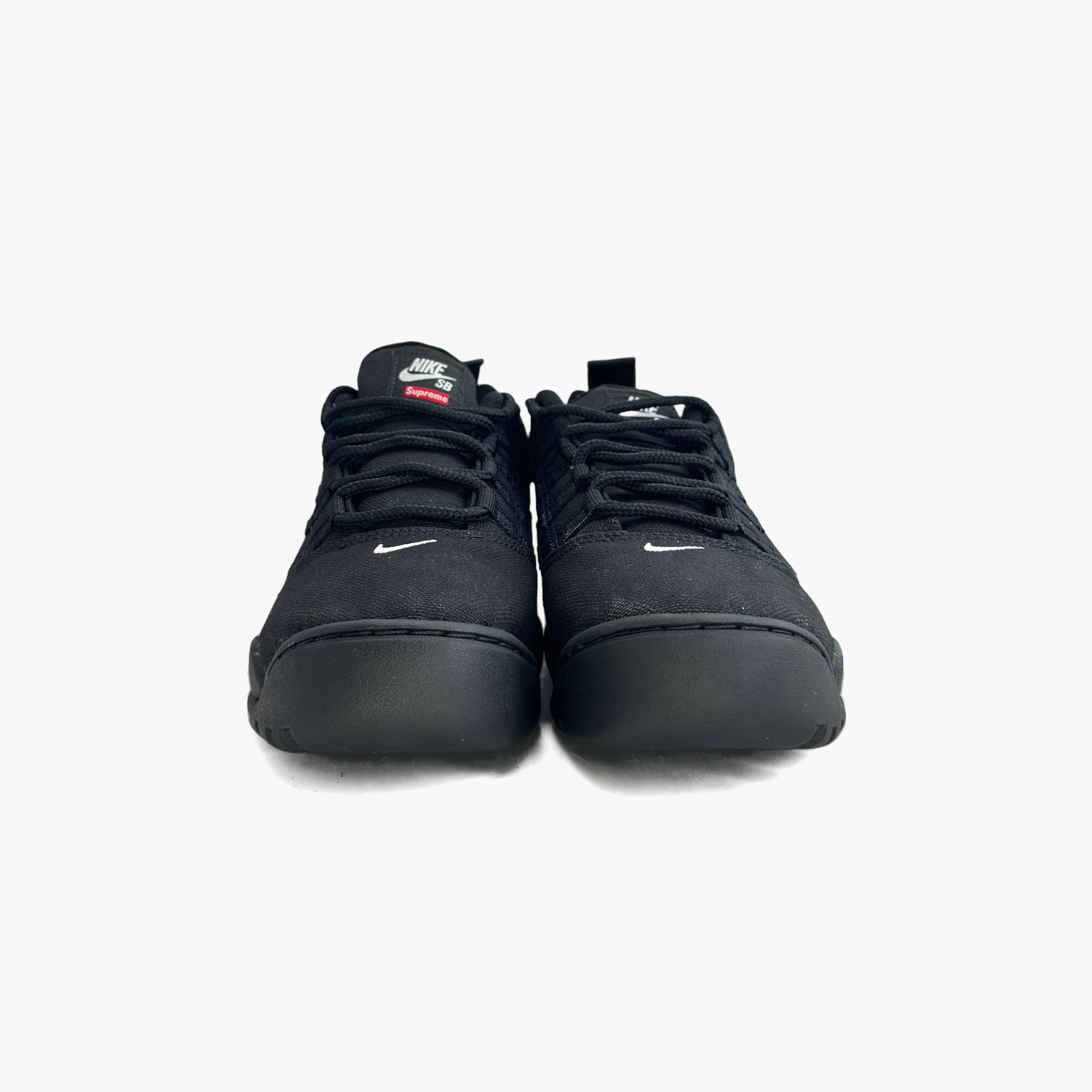 Nike × Supreme Supreme x Nike SB Darwin Low Black Size 7.5 Size US 7.5 / EU 40-41 - 5 Thumbnail