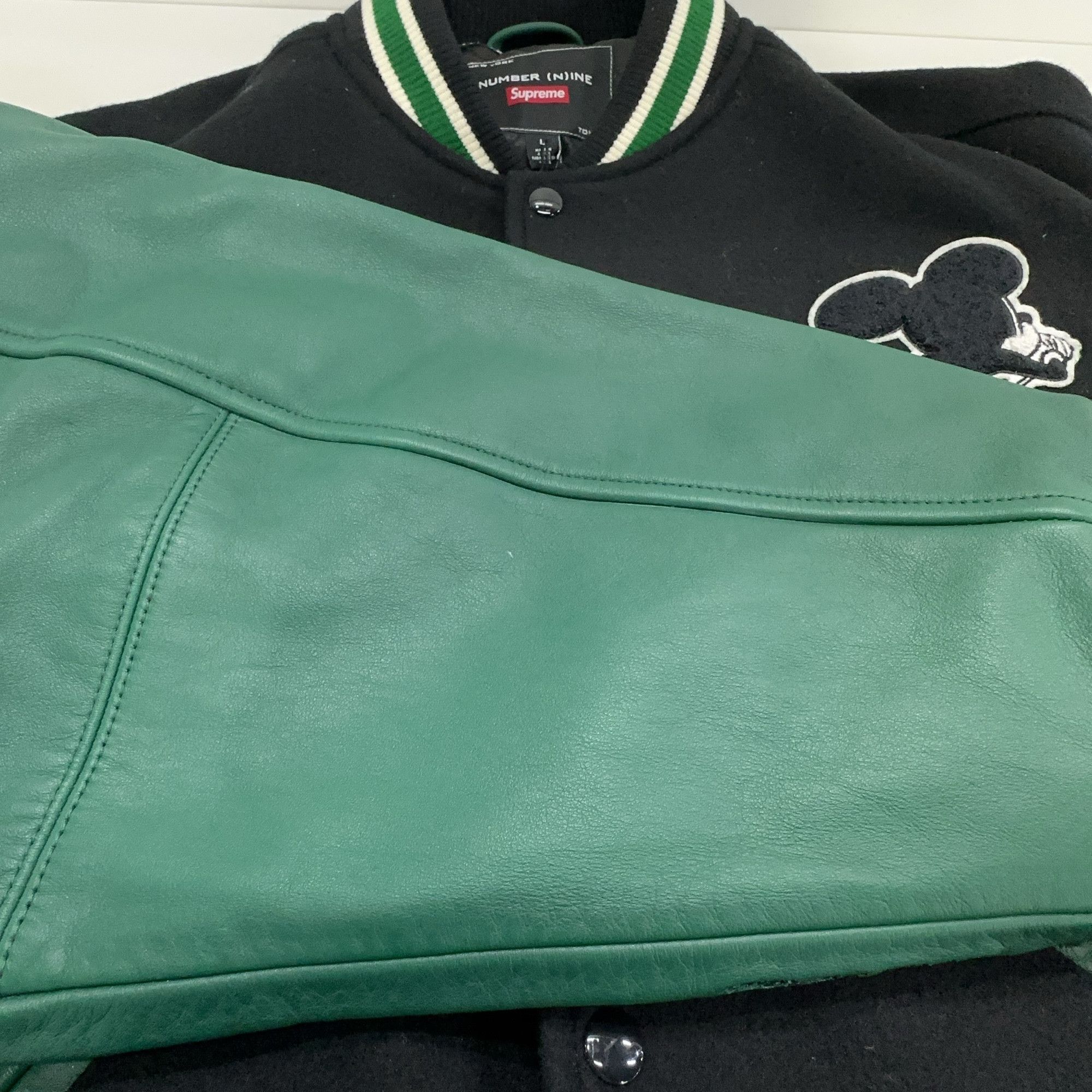 Supreme Supreme x Number (N)ine Mickey Varsity Jacket L Size US L / EU 52-54 / 3 - 6 Thumbnail