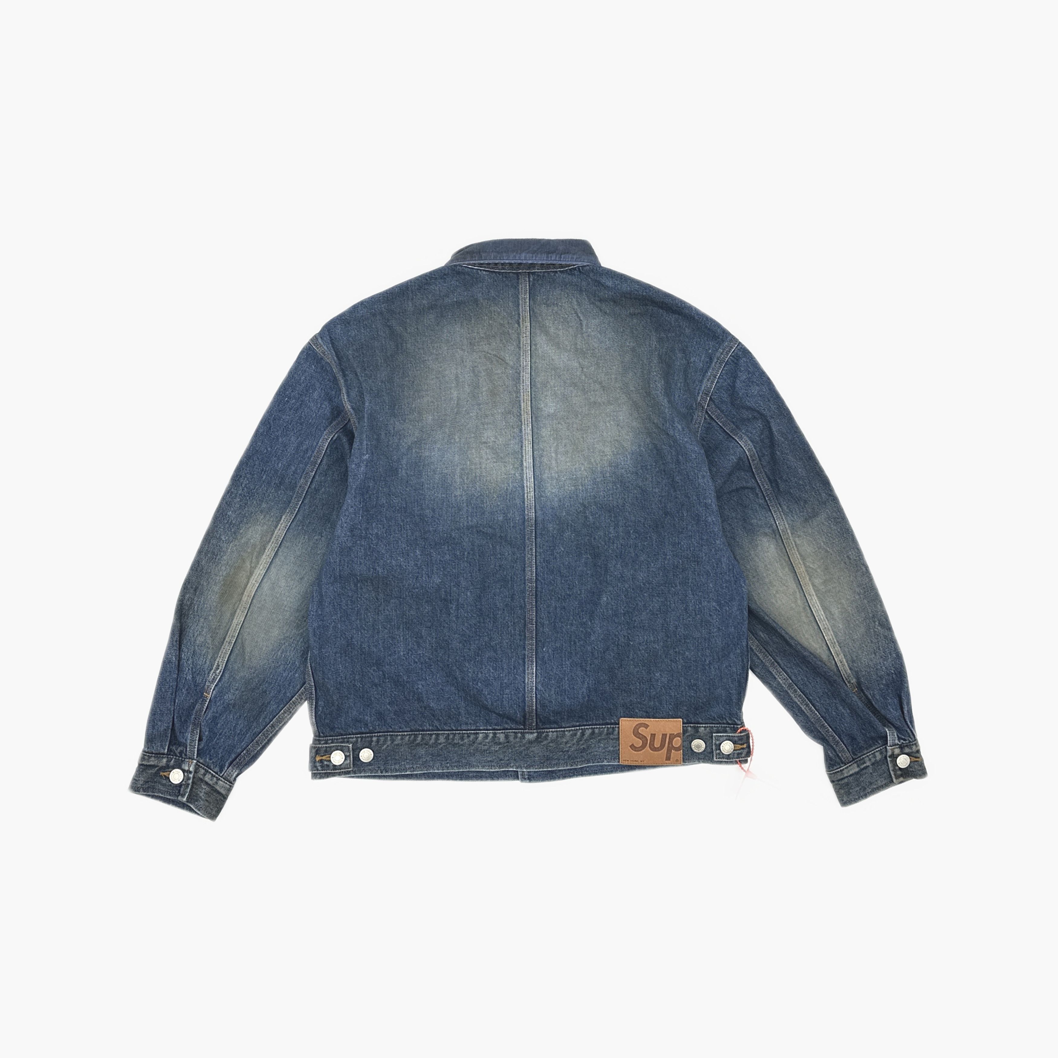 Supreme Supreme Distressed Selvedge Denim Trucker Jacket M Size US M / EU 48-50 / 2 - 2 Thumbnail