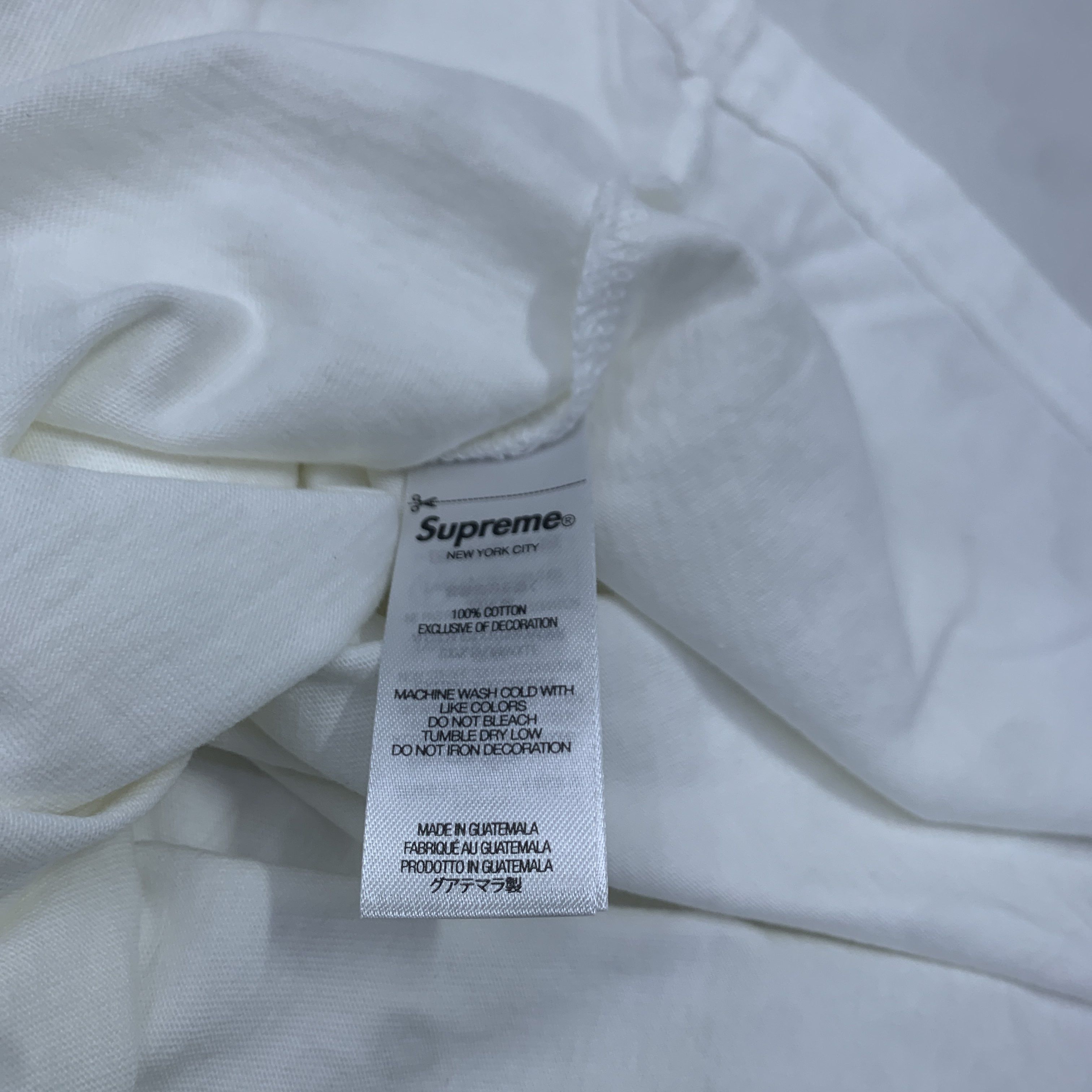 Supreme Supreme Embroidered Logo T-Shirt Size M Size US M / EU 48-50 / 2 - 3 Thumbnail