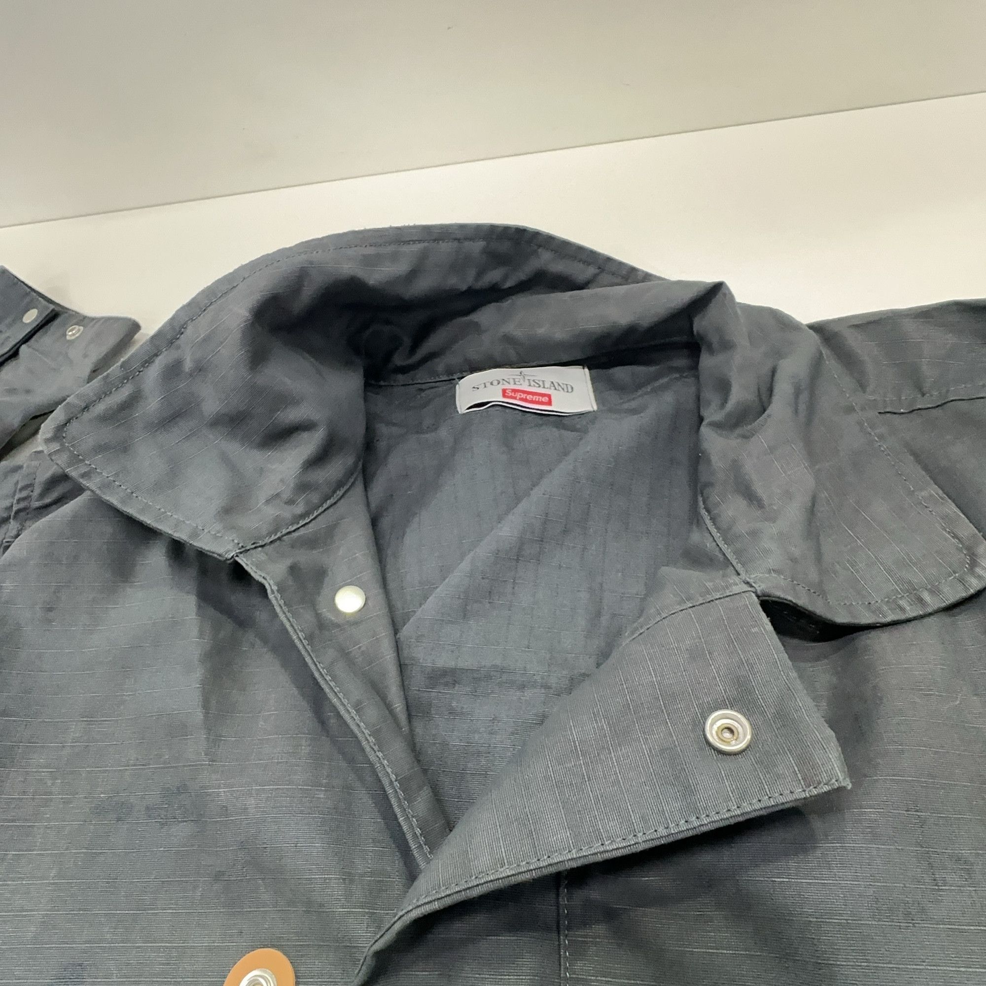 Supreme Supreme x Stone Island Reactive Ice Camo Ripstop Jacket M Size US M / EU 48-50 / 2 - 6 Thumbnail