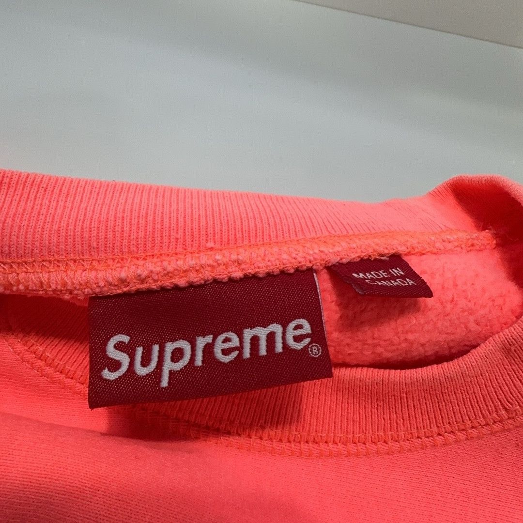 Supreme Supreme Box Logo Crewneck Sweatshirt Pink Size M Size US M / EU 48-50 / 2 - 4 Thumbnail