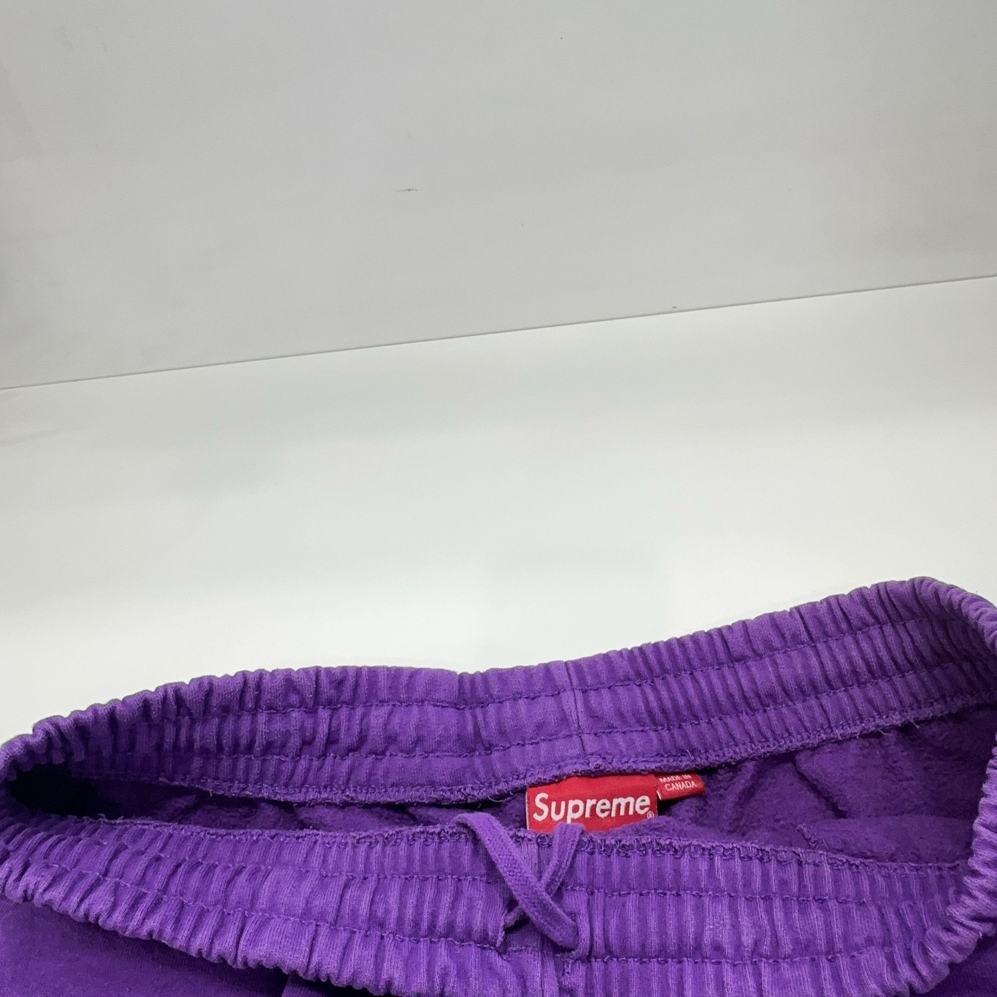 Supreme Supreme Small Box Sweatshorts Purple M Size US 32 / EU 48 - 6 Thumbnail