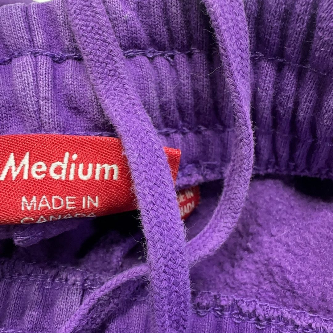 Supreme Supreme Small Box Sweatshorts Purple M Size US 32 / EU 48 - 4 Thumbnail