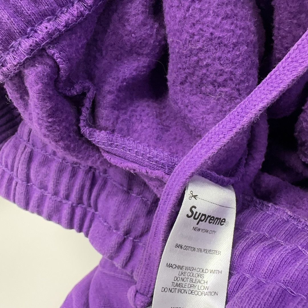 Supreme Supreme Small Box Sweatshorts Purple M Size US 32 / EU 48 - 5 Thumbnail