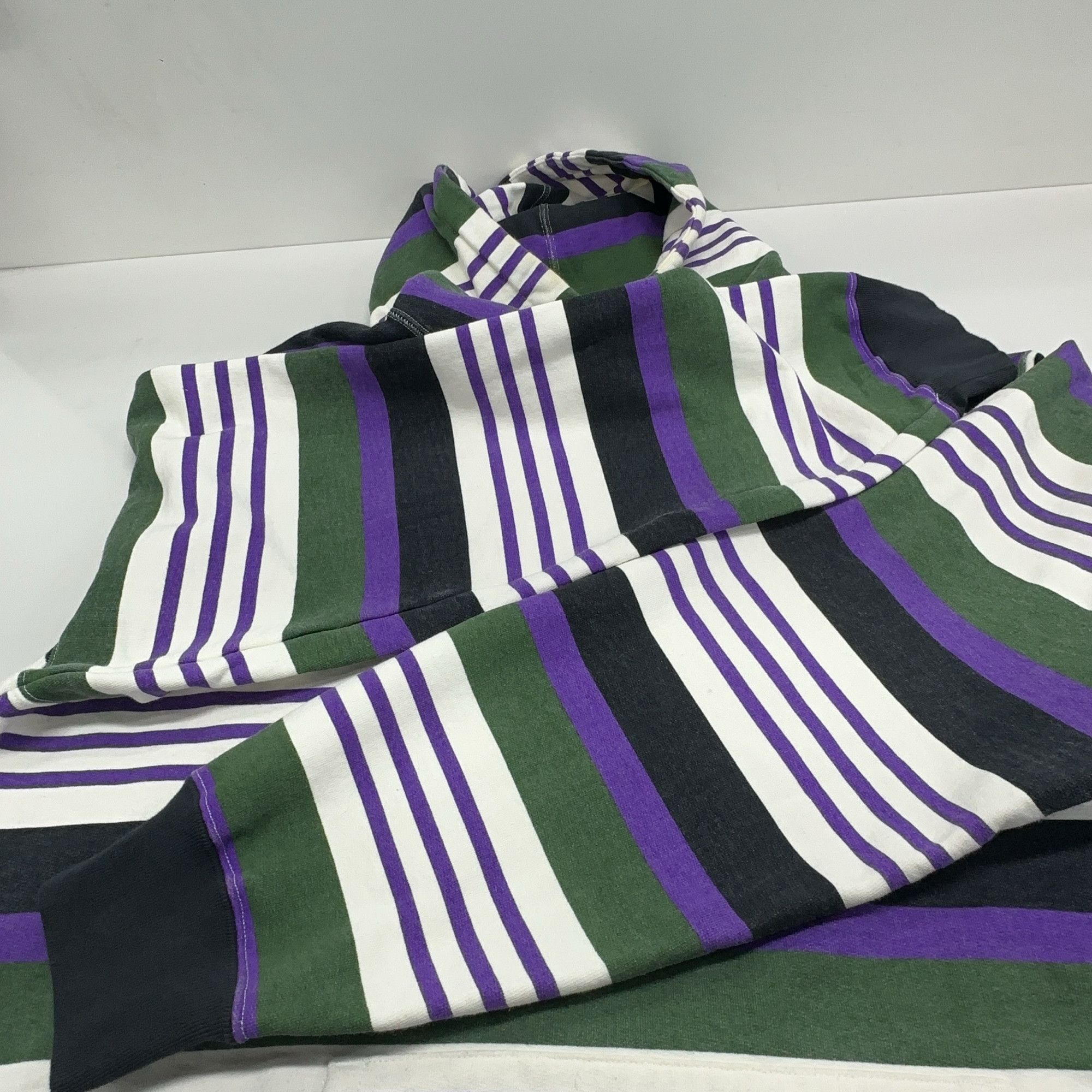 Supreme Supreme Striped Logo Hoodie Size XL Size US XL / EU 56 / 4 - 12 Thumbnail