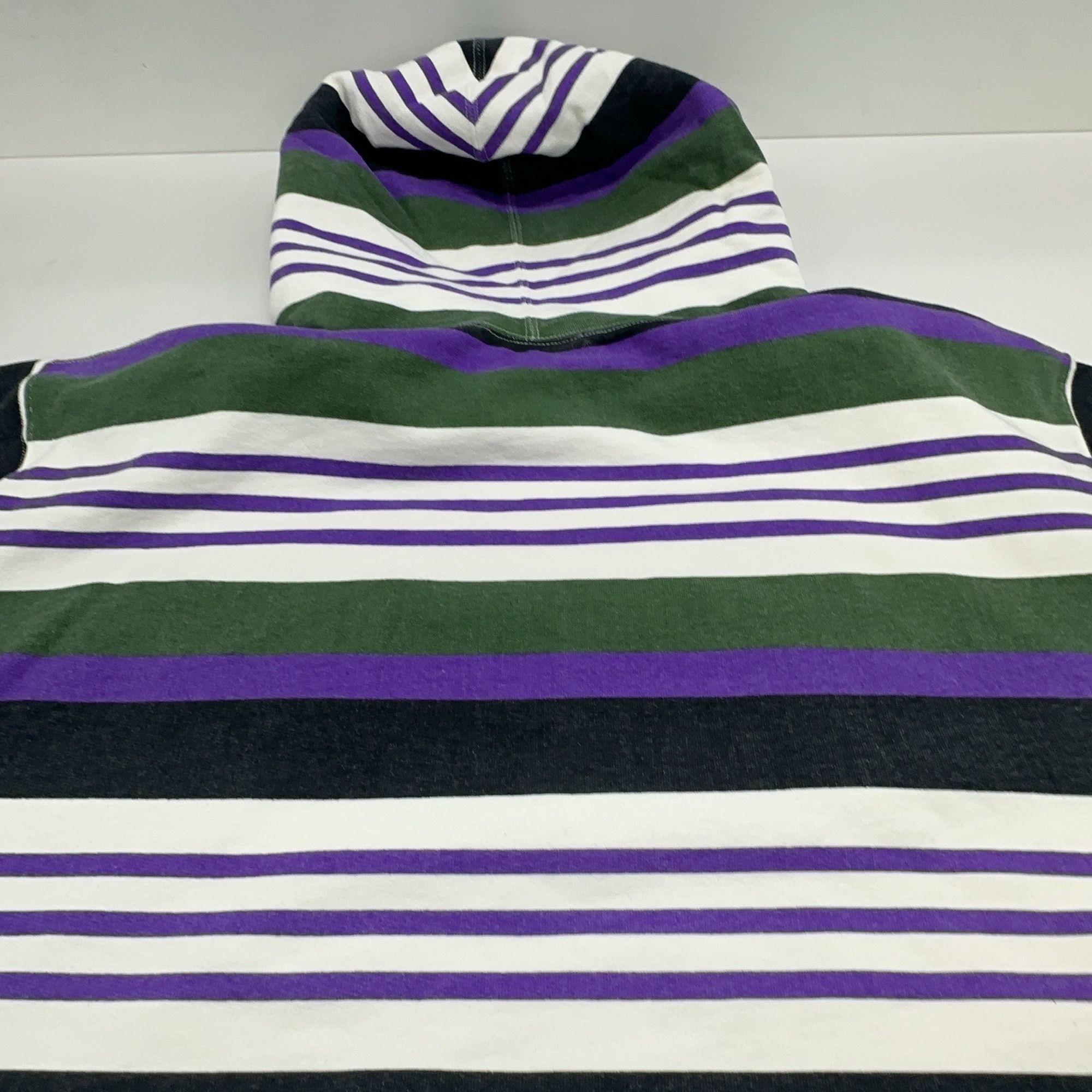 Supreme Supreme Striped Logo Hoodie Size XL Size US XL / EU 56 / 4 - 15 Thumbnail