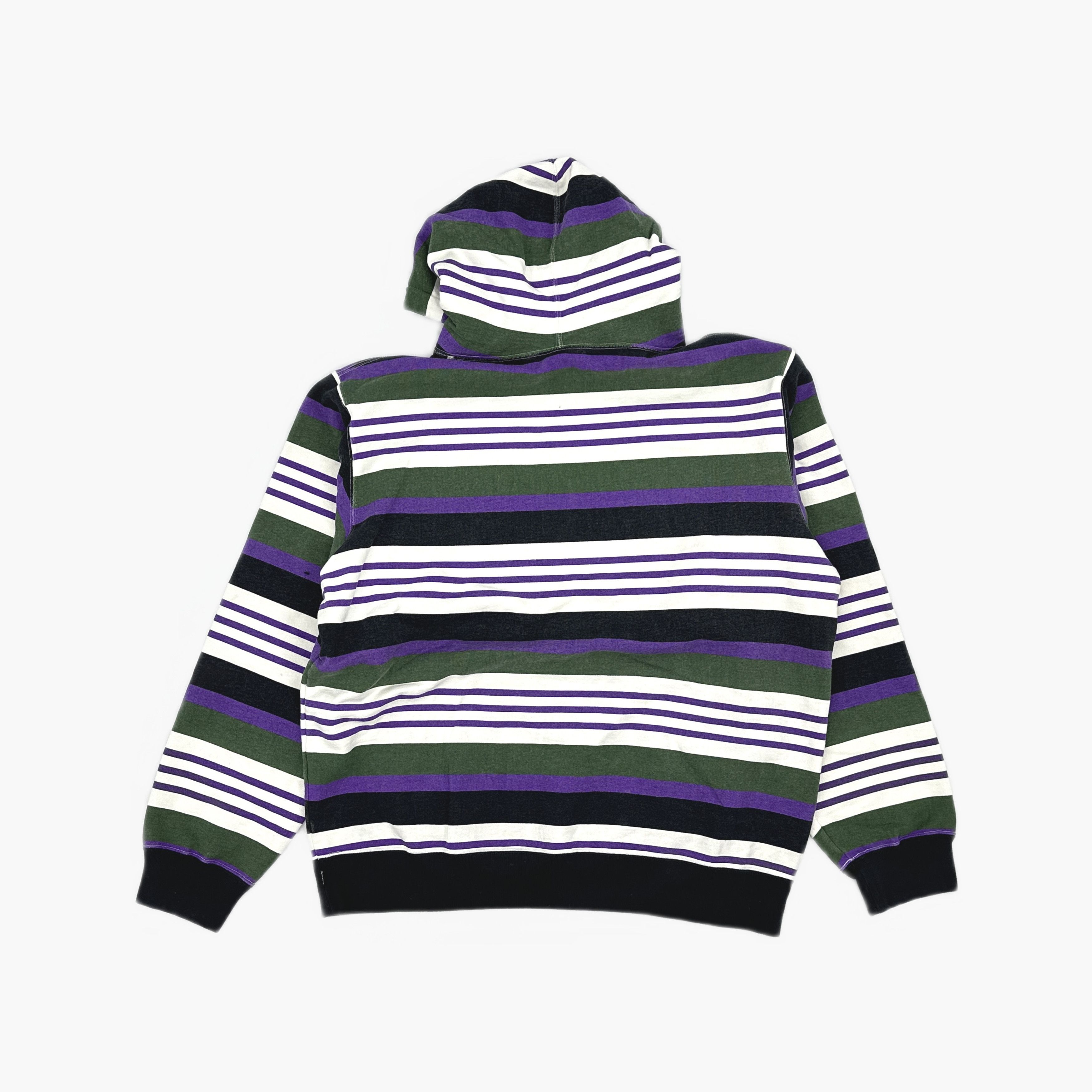 Supreme Supreme Striped Logo Hoodie Size XL Size US XL / EU 56 / 4 - 2 Thumbnail