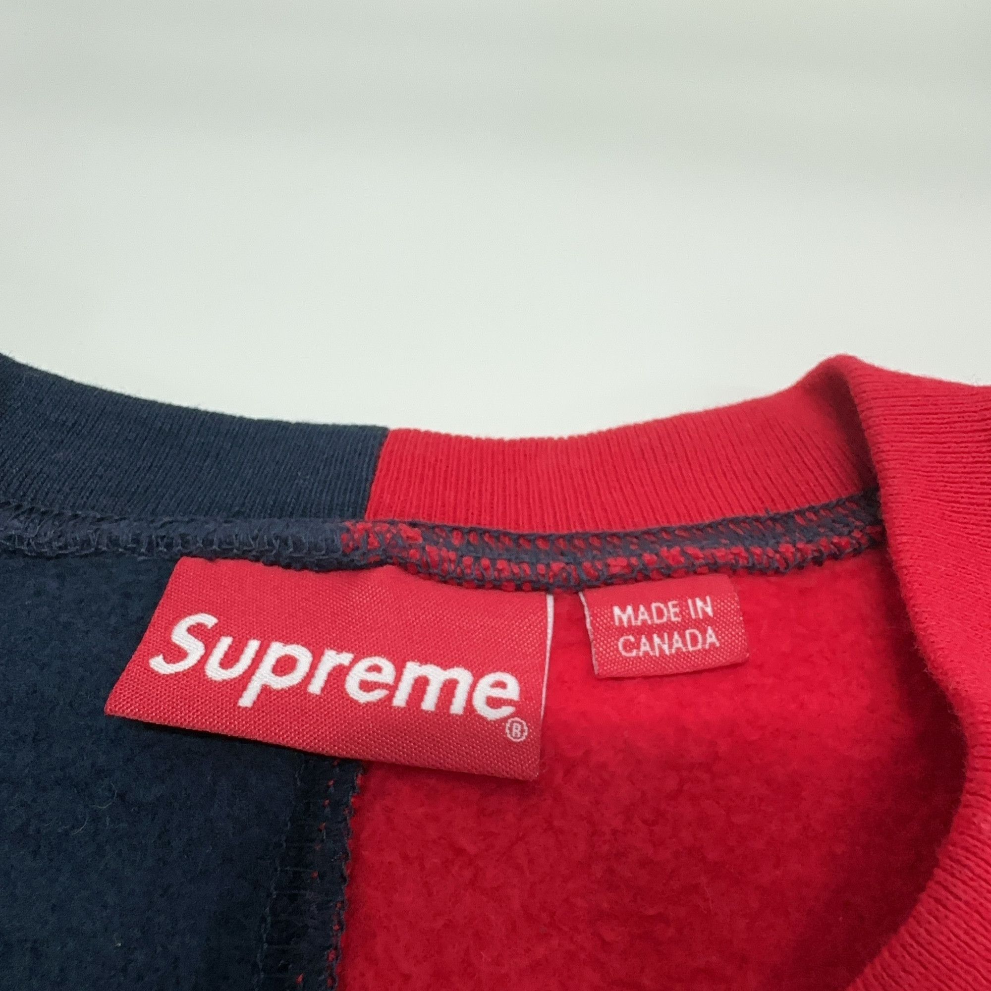 Supreme Supreme Split Crewneck Sweatshirt Size M Size US M / EU 48-50 / 2 - 4 Thumbnail