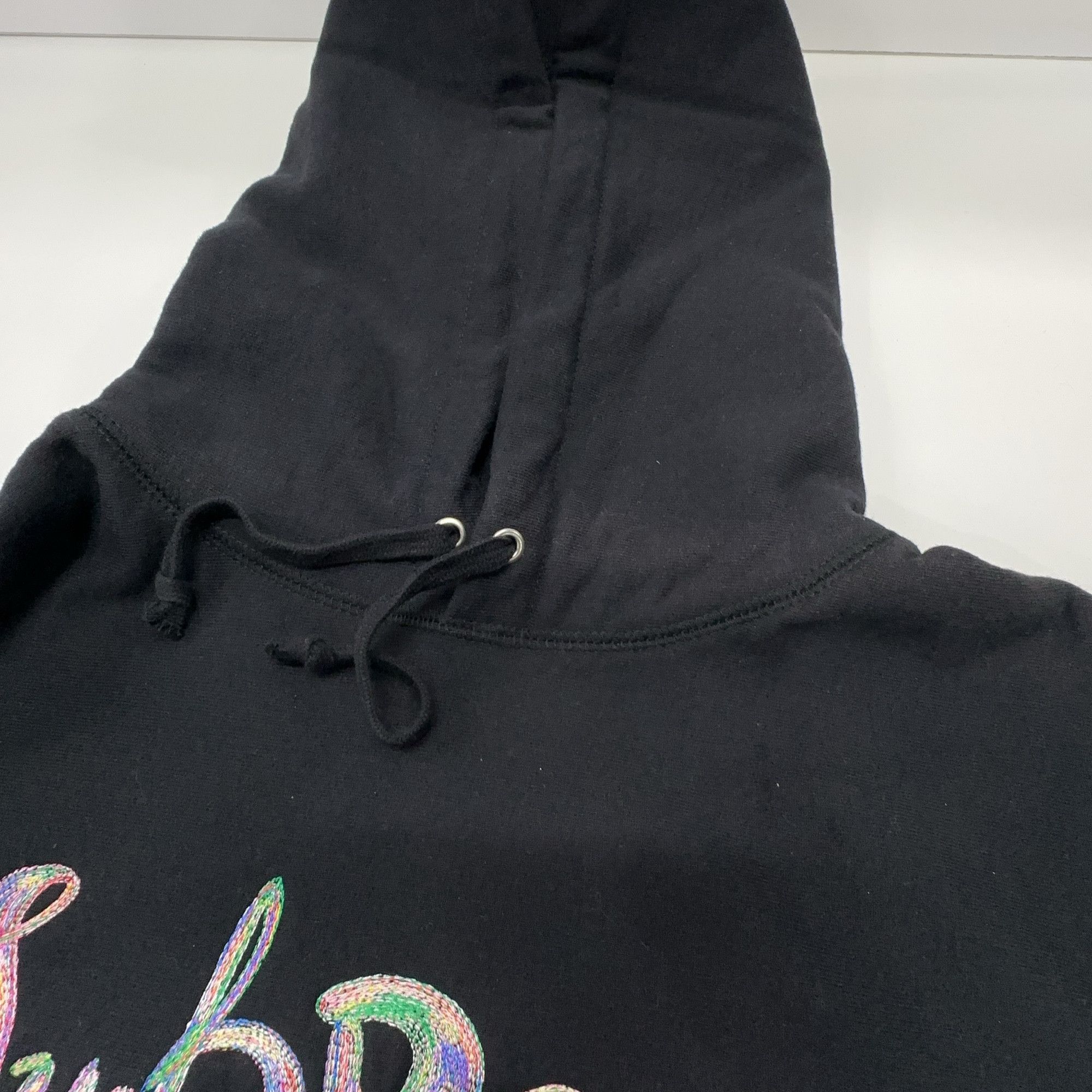 Supreme Supreme Multicolored Embroidered Logo Hoodie Black Size M Size US M / EU 48-50 / 2 - 6 Thumbnail