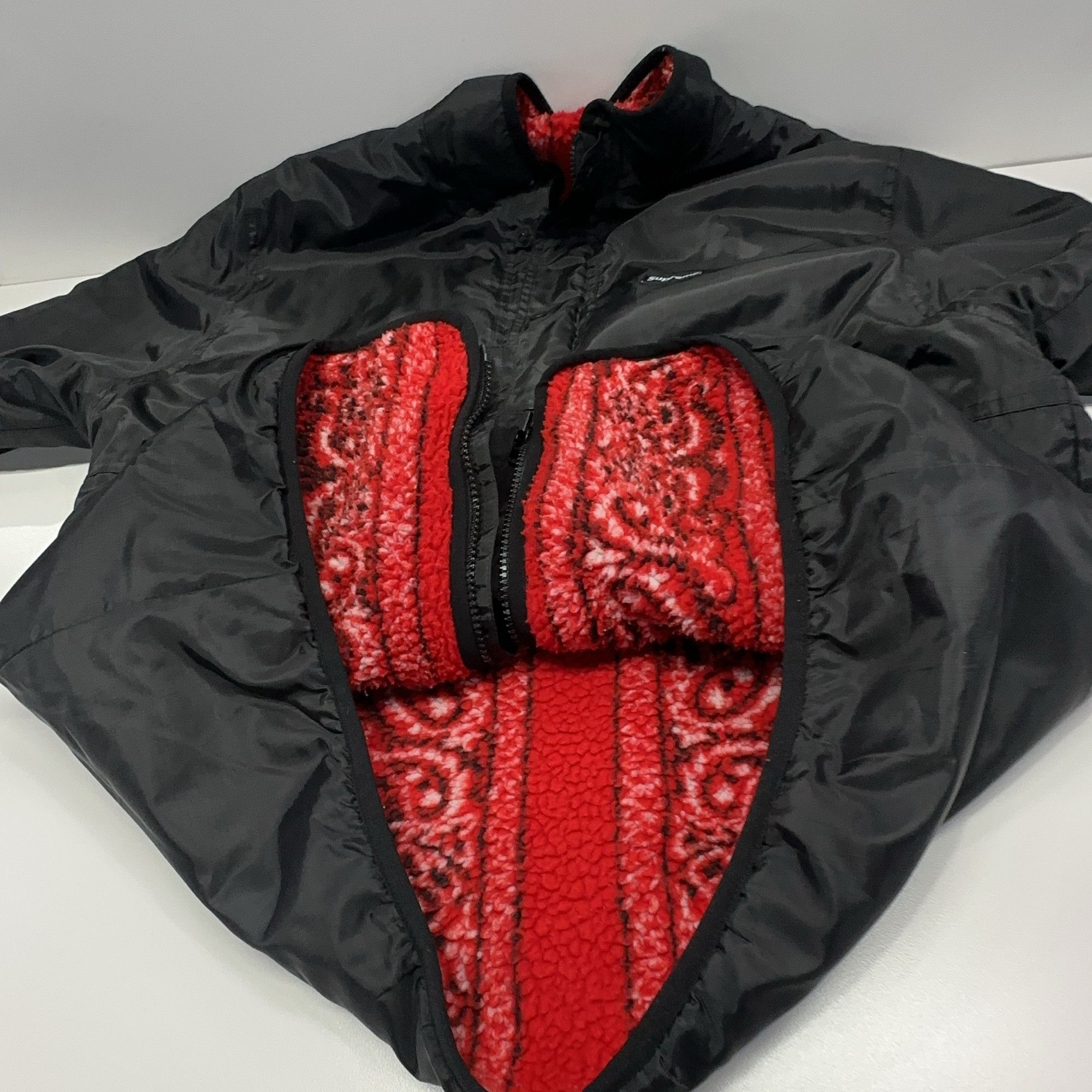 Supreme Supreme Bandana Fleece Jacket Size L Size US L / EU 52-54 / 3 - 10 Thumbnail