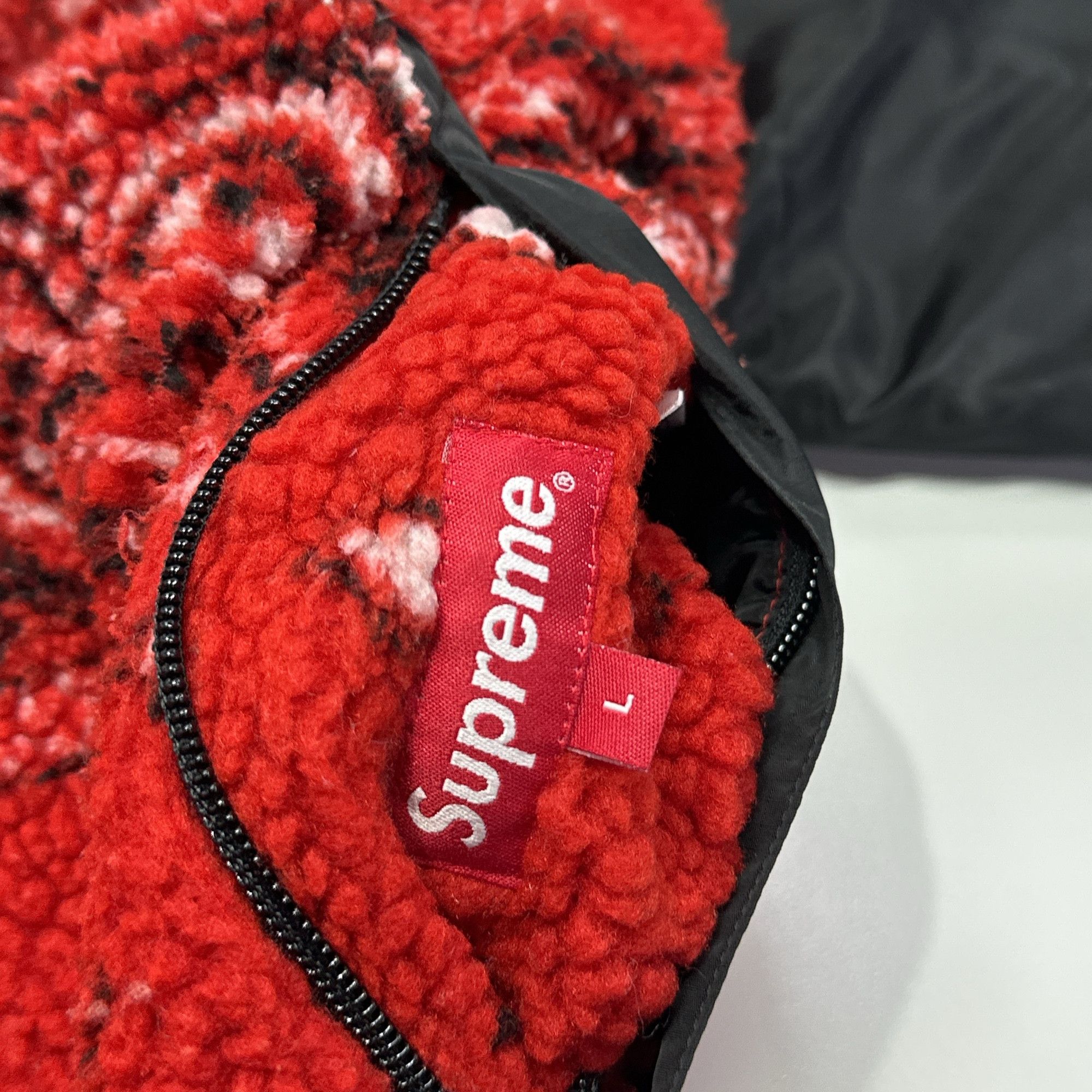 Supreme Supreme Bandana Fleece Jacket Size L Size US L / EU 52-54 / 3 - 5 Thumbnail