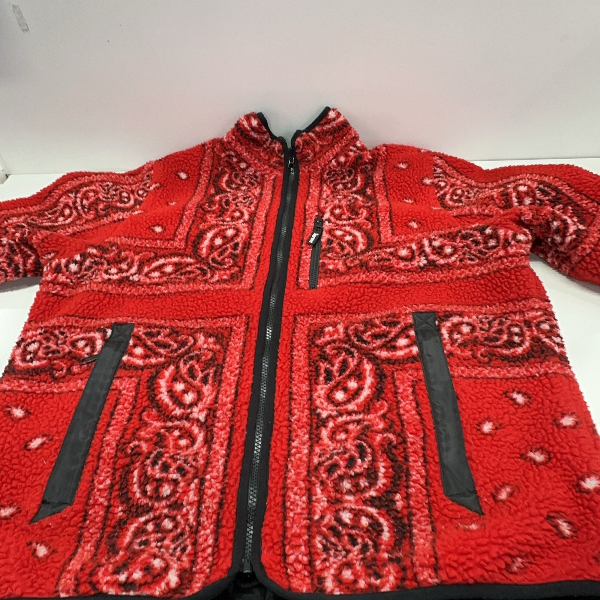 Supreme Supreme Bandana Fleece Jacket Size L Size US L / EU 52-54 / 3 - 15 Thumbnail