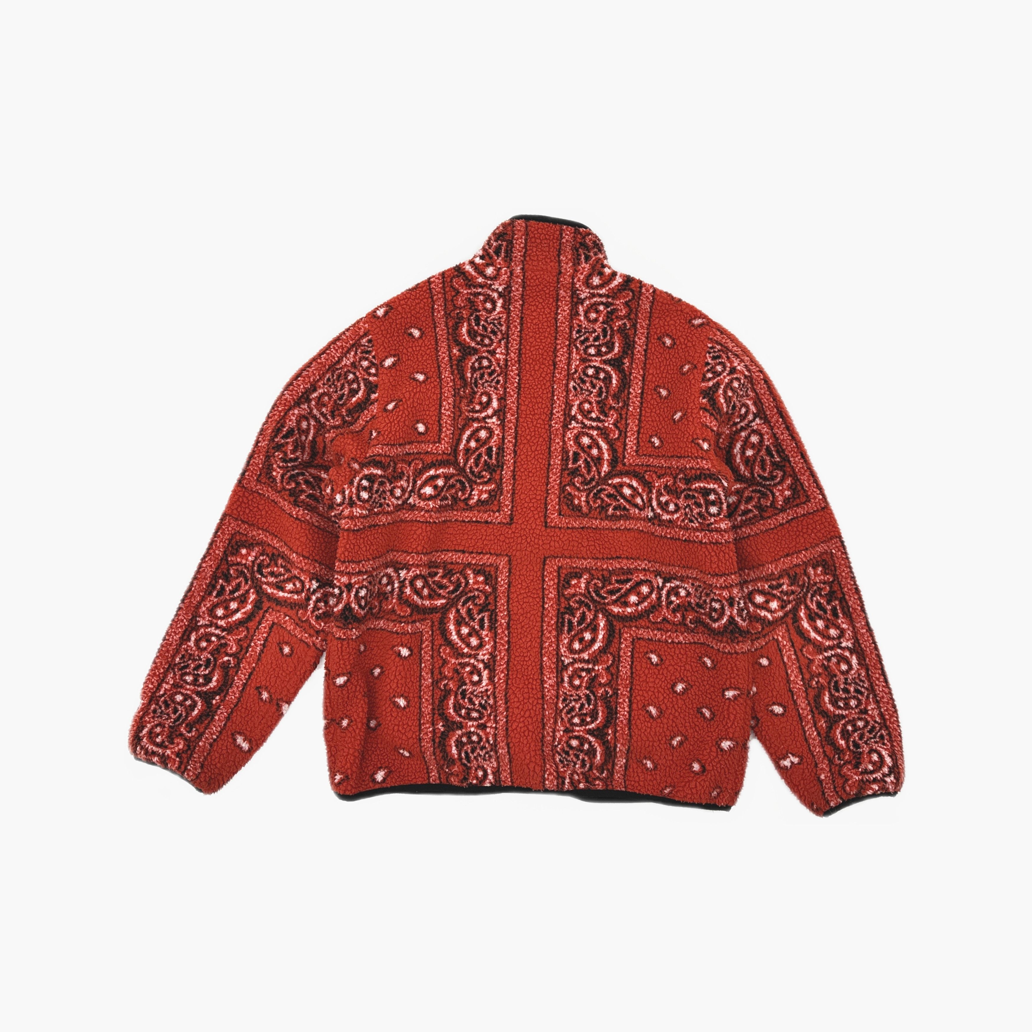Supreme Supreme Bandana Fleece Jacket Size L Size US L / EU 52-54 / 3 - 2 Thumbnail